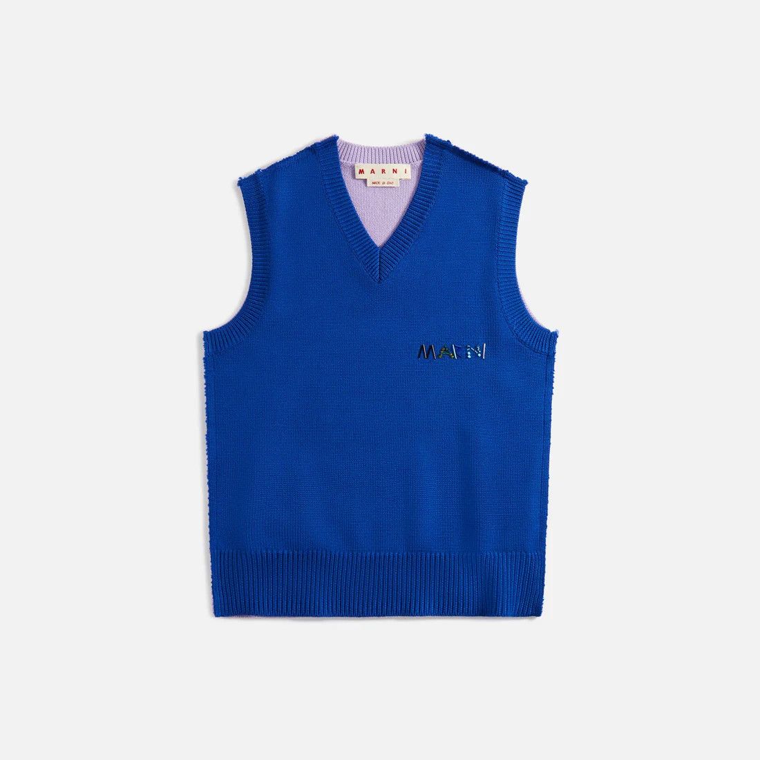 Marni o1srvl11e0624 Sweater Vest in Blue Size US XL / EU 56 / 4 - 1 Thumbnail