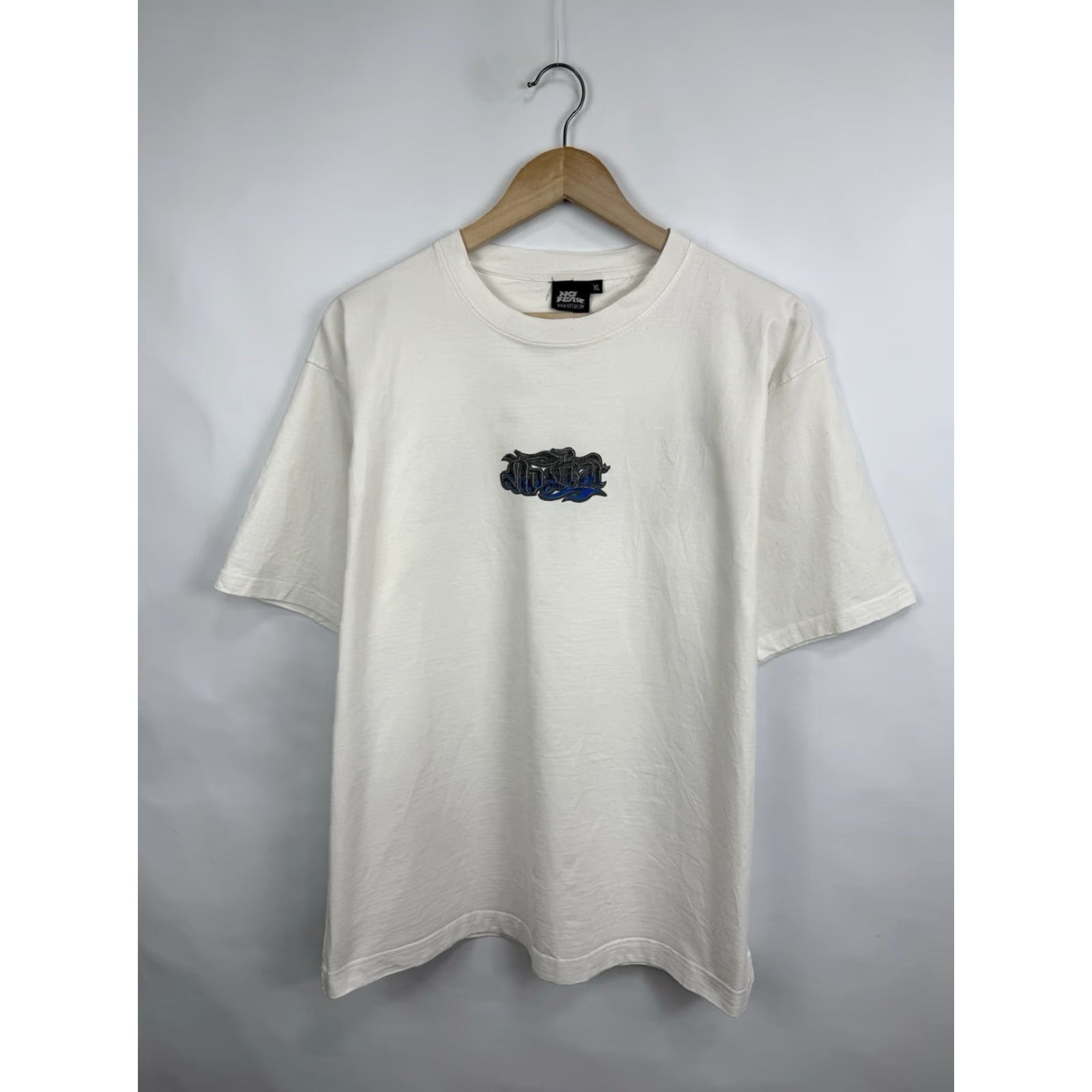 No Fear VINTAGE No Fear T-Shirt 90s Blue Fire Y2K XL Mens Rare Retro Blue Size US XL / EU 56 / 4 - 3 Thumbnail