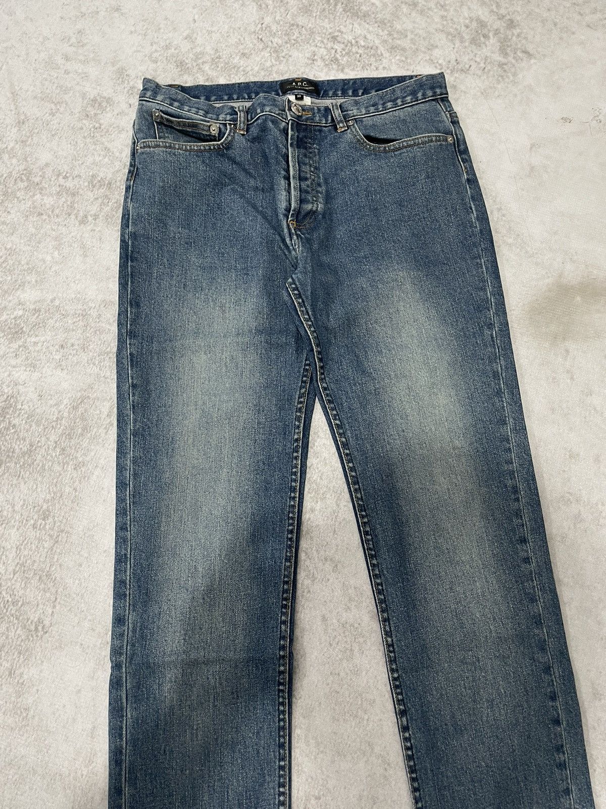 A.P.C. × If Six Was Nine × Le Grande Bleu (L.G.B.) 2000s A.P.C japan buttonfly slim denim Y2k style Size US 30 / EU 46 - 2 Thumbnail