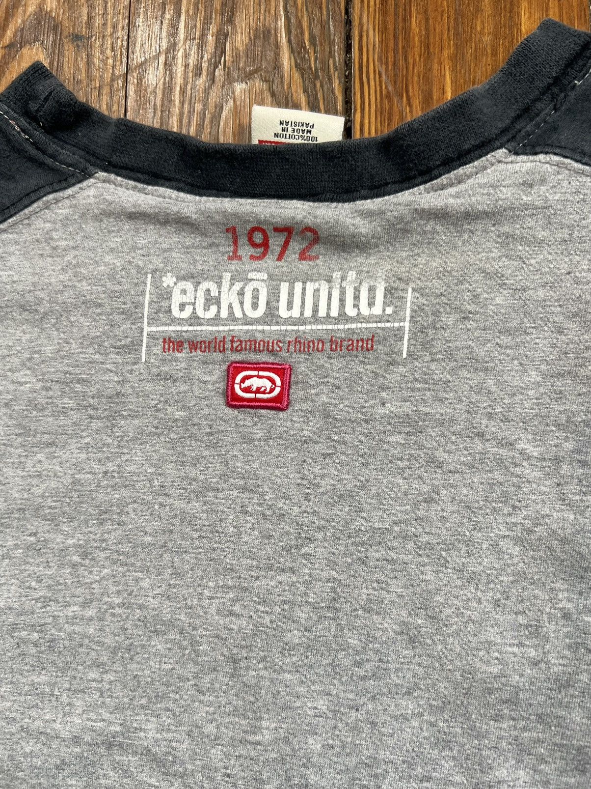 Ecko Unltd. × Vintage Vintage Y2K Ecko Unltd Jersey Rhino Logo Shirt Size US XL / EU 56 / 4 - 5 Thumbnail
