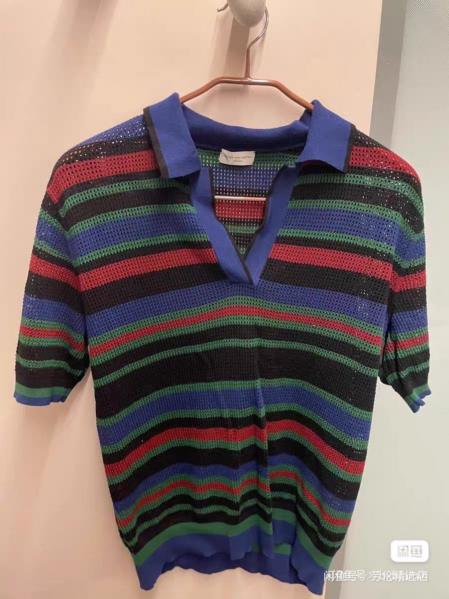 Dries Van Noten dries van noten polo shortsleeve top shirt Size US M / EU 48-50 / 2 - 1 Thumbnail