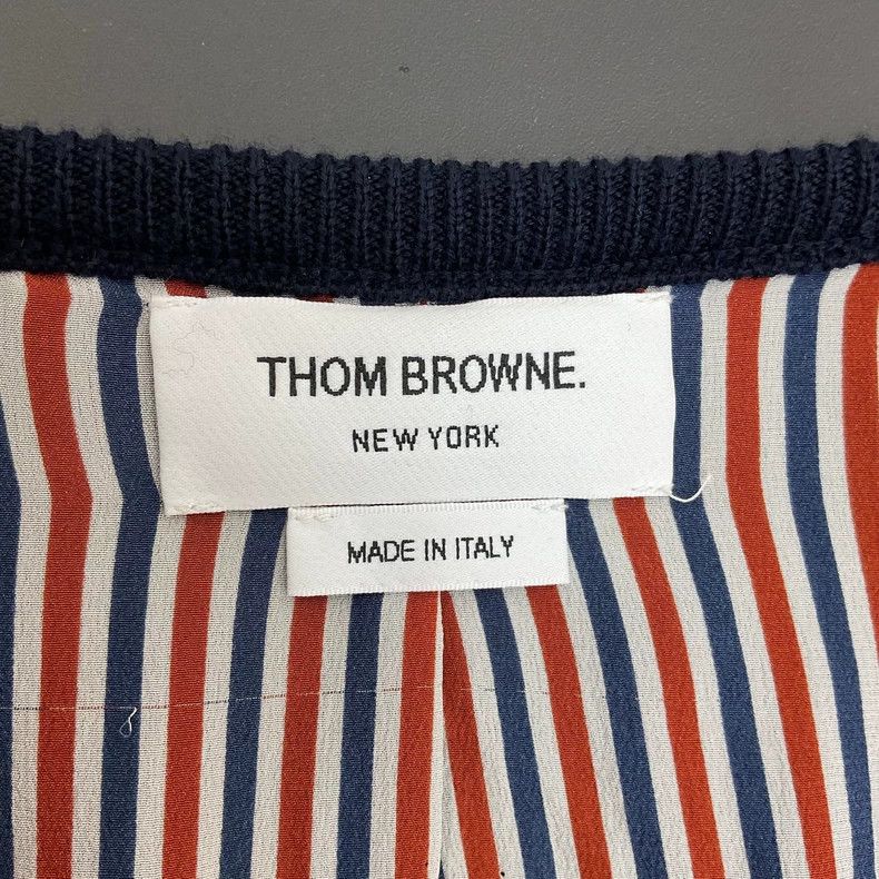 Thom Browne Thom Browne Size 40Black Blue Classic logo twist no button Size US XXS / EU 40 - 5 Thumbnail