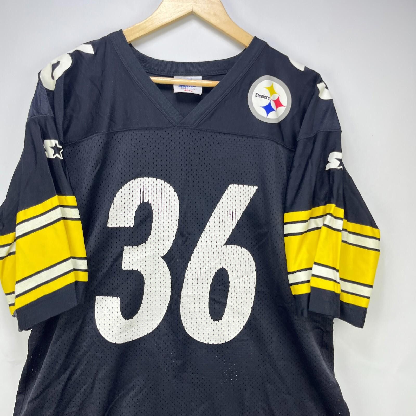 Starter Vintage 90s Pittsburgh Steelers Jerome Bettis Jersey Large Size ONE SIZE - 2 Thumbnail