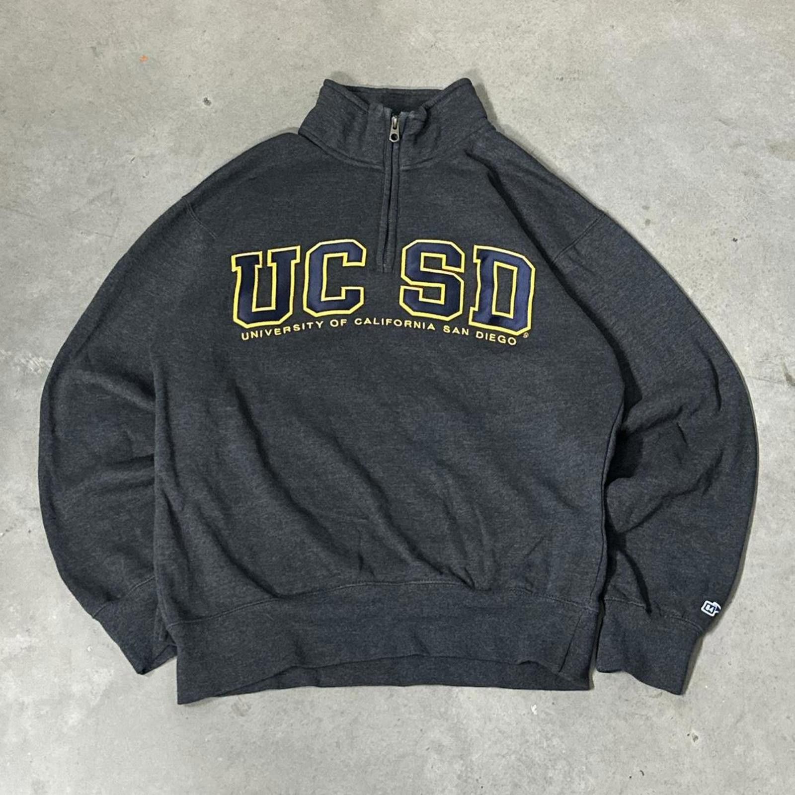 Other Grey UCSD QuarterZip Blue84 Crewneck Size ONE SIZE - 1 Thumbnail