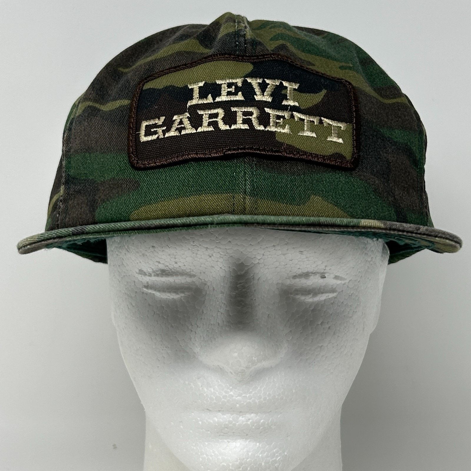 Vintage Vintage Levi Garrett Chewing Tobacco Hat Baseball Cap Camo Size ONE SIZE - 2 Thumbnail