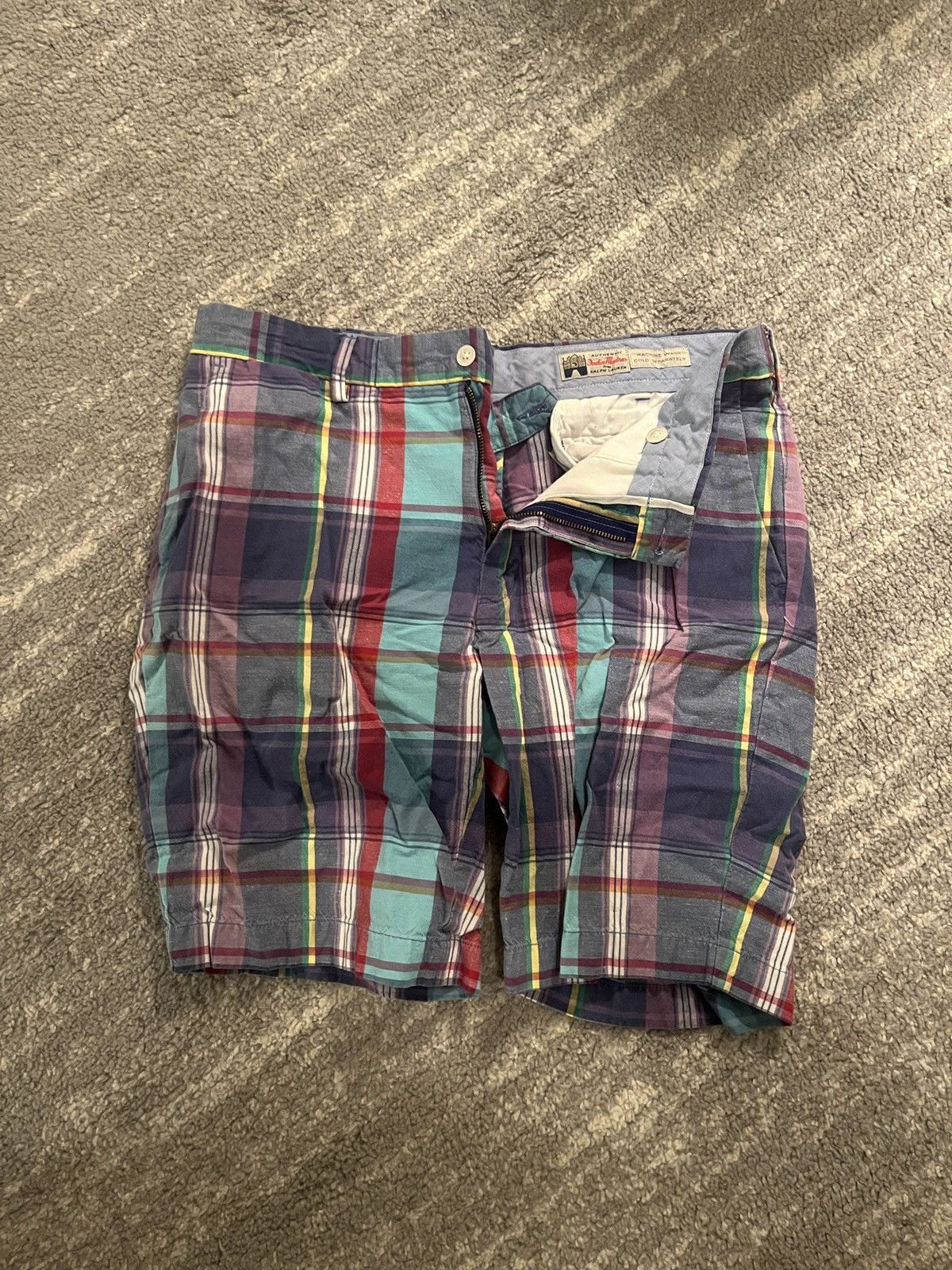 Polo Ralph Lauren Ralph Lauren Colorful Plaid Dress Shorts Size US 32 / EU 48 - 1 Preview