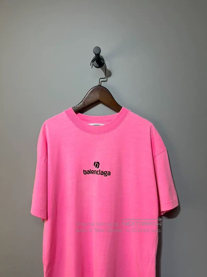 Balenciaga Balenciaga Pink Short Sleeve T-Shirt Size US S / EU 44-46 / 1 - 3 Thumbnail