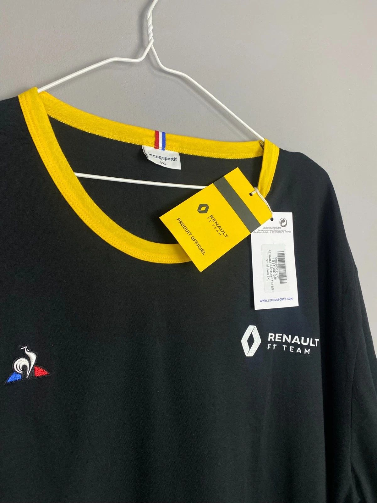 Le Coq Sportif Renault Formula 1 Le Coq Sportif F1 Team Racing T-Shirt Size US XXL / EU 58 / 5 - 2 Thumbnail
