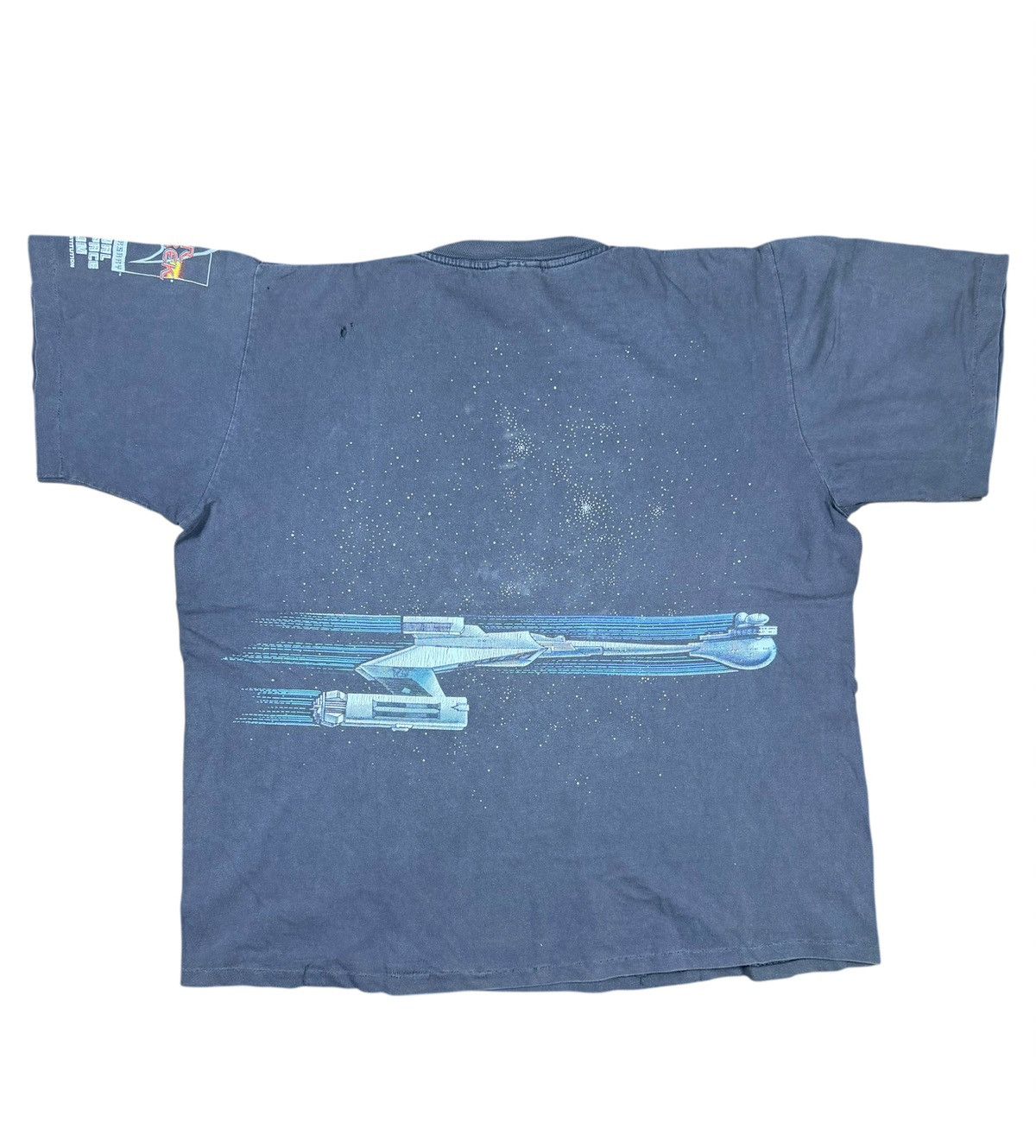 Vintage Vintage 90s Distressed USS Enterprise Star Trek Movie 25th Size US XL / EU 56 / 4 - 2 Thumbnail