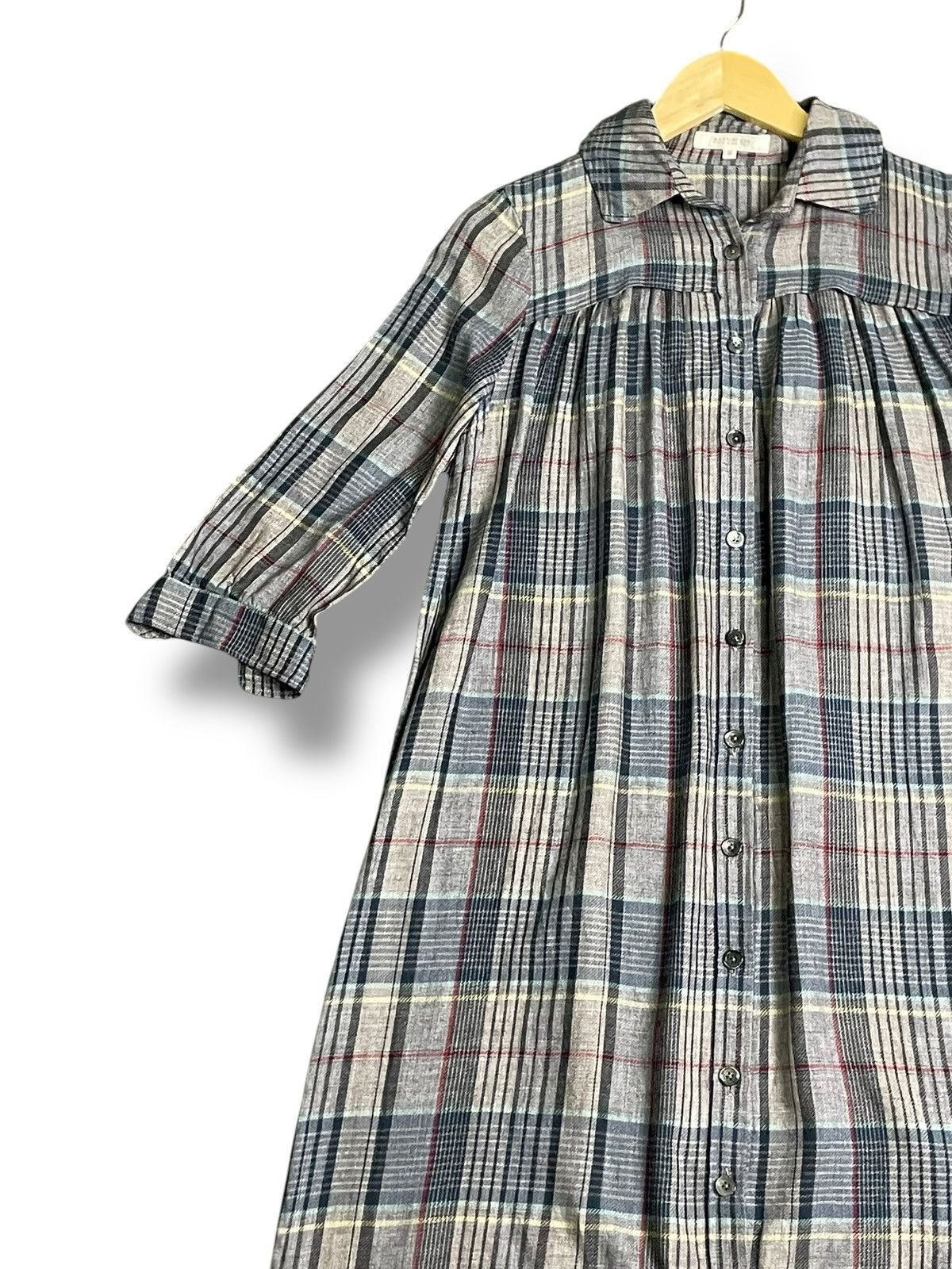 Japanese Brand × Mackintosh Mackintosh x Philosophy Rayon Collared Checked (30) Size S / US 4 / IT 40 - 2 Thumbnail