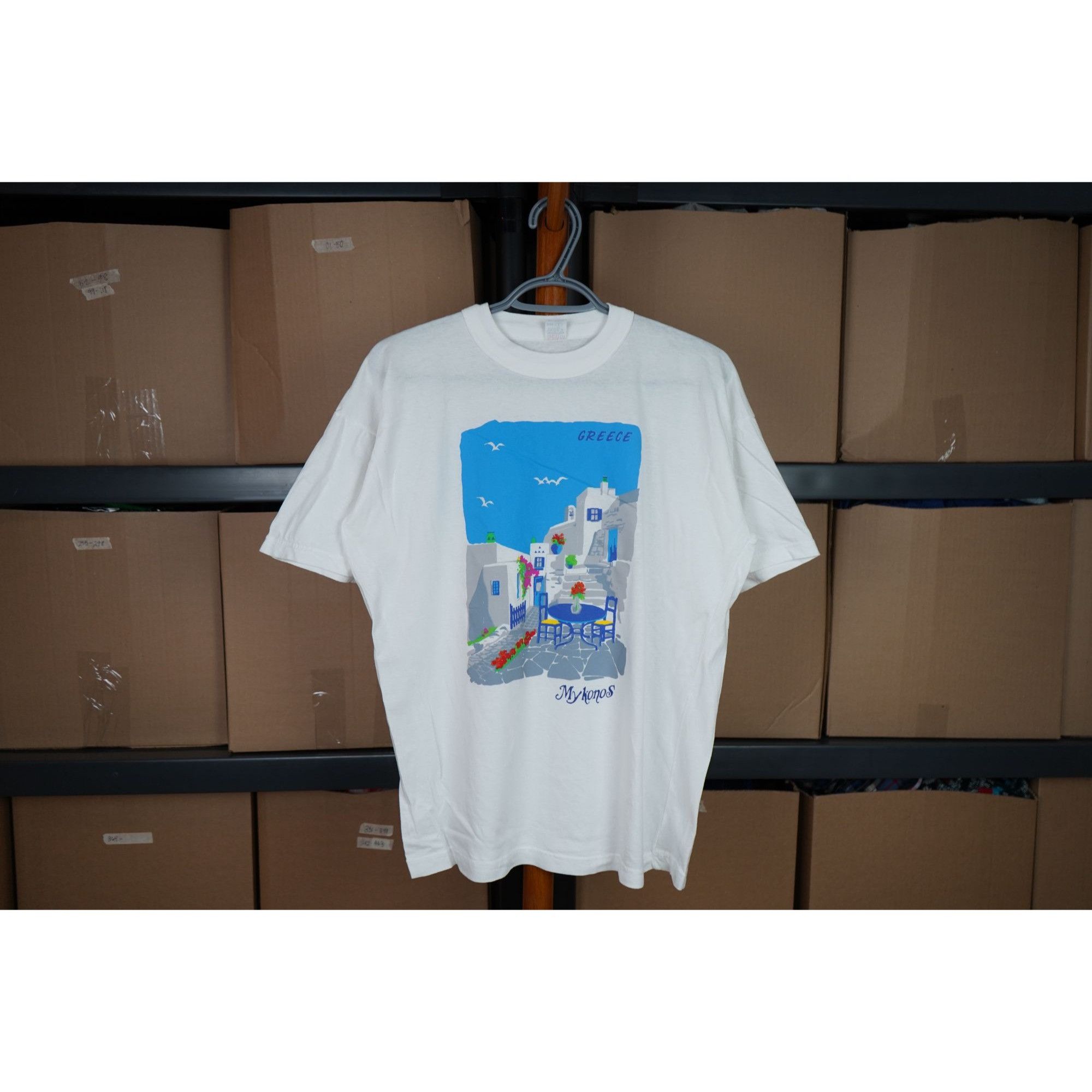 Other Greece Mykonos Souvenir Location Tshirt Women's L #412 Size L / US 10 / IT 46 - 1 Thumbnail