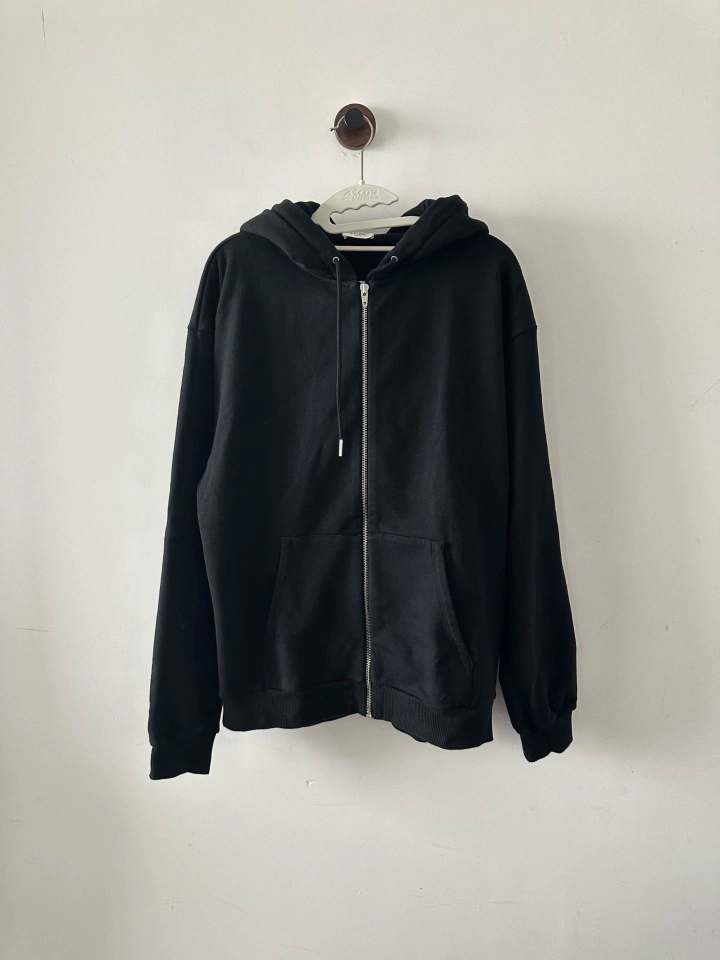 Celine Celine logo zip hoodie M new tried on Size US M / EU 48-50 / 2 - 1 Thumbnail