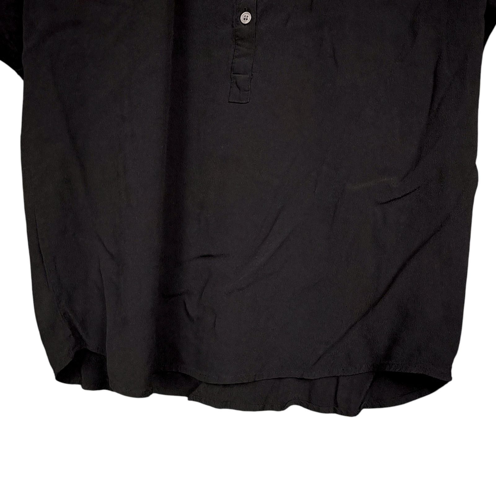 J.Crew J.Crew Shirt Women’s Small Black Relaxed Button Up Blouse Size S / US 4 / IT 40 - 5 Thumbnail