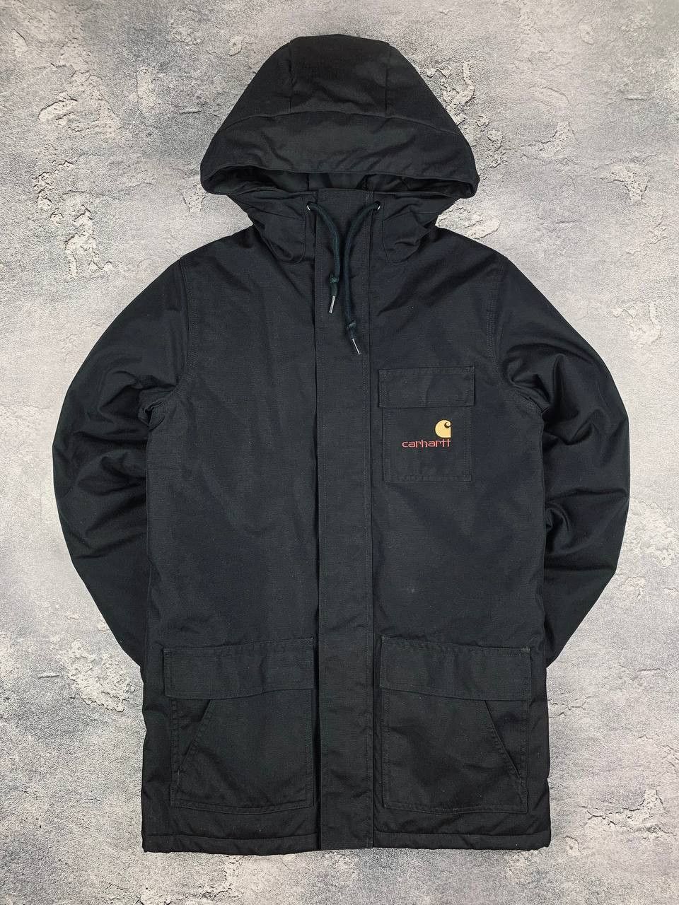 Carhartt Carhartt Unisex Black Hooded Parka Jacket Size XS Nylon Size US XS / EU 42 / 0 - 1 Thumbnail