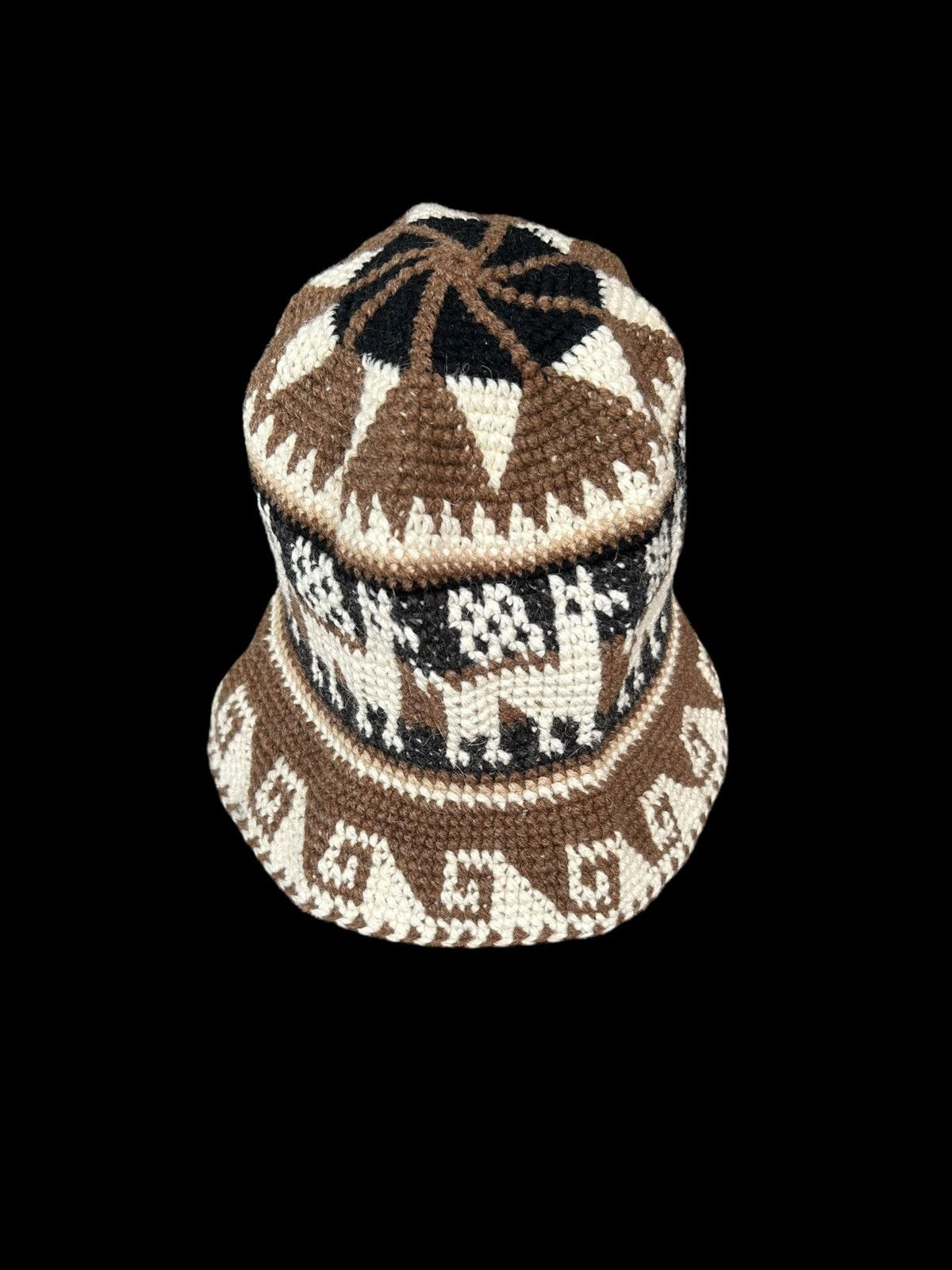 Japanese Brand × Vintage Crochet Knitted Handmade Bucket Hats Size ONE SIZE - 3 Thumbnail