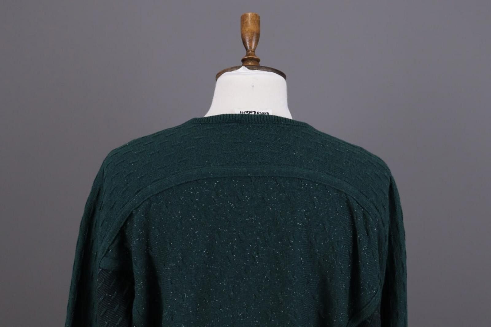 Carlo Colucci Carlo Colucci Personality Wool Green Sweater Size Size 52 Size US M / EU 48-50 / 2 - 11 Thumbnail