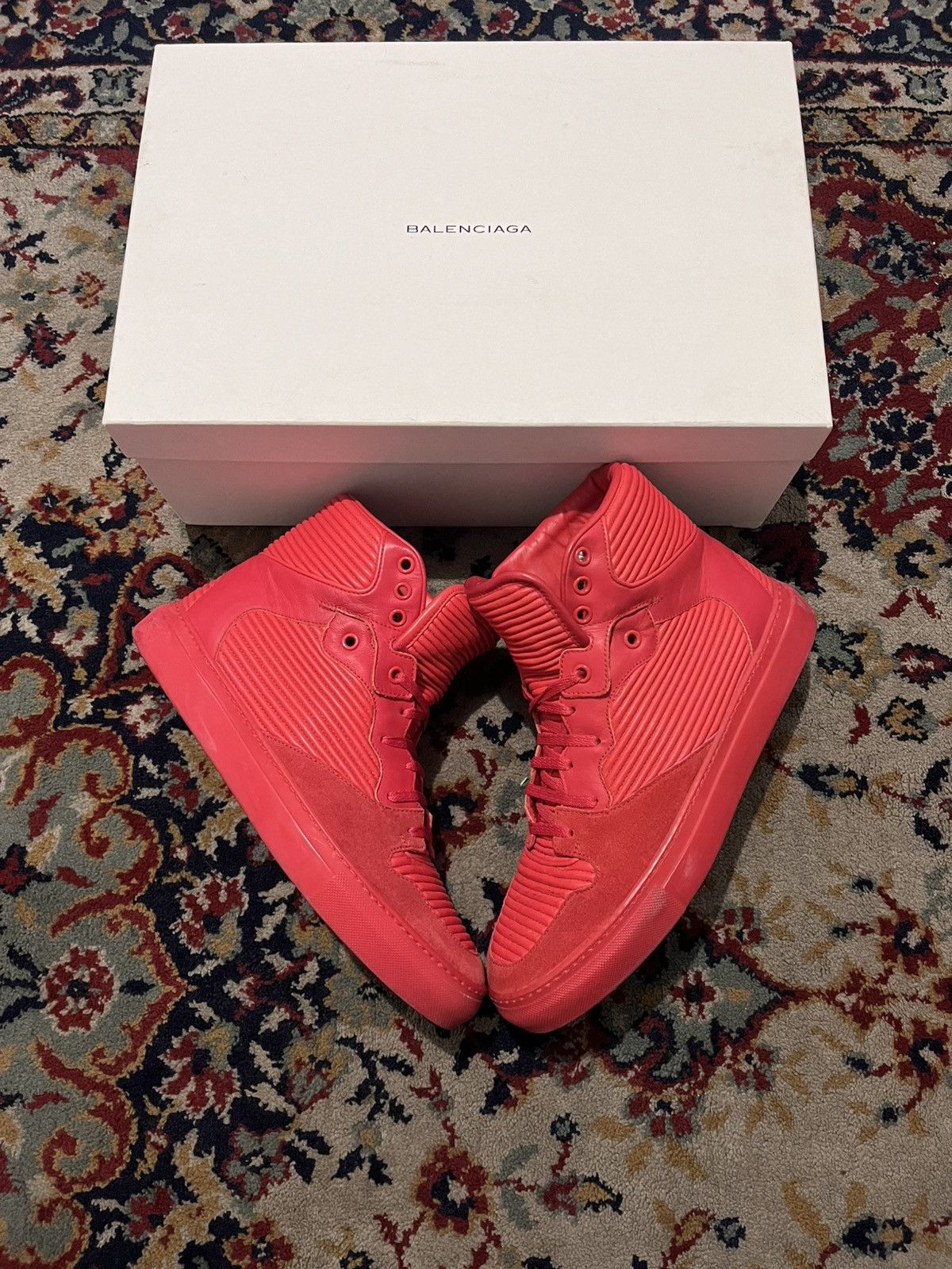 Balenciaga Balenciaga Arena v2 hightop Size US 7 / EU 40 - 1 Thumbnail