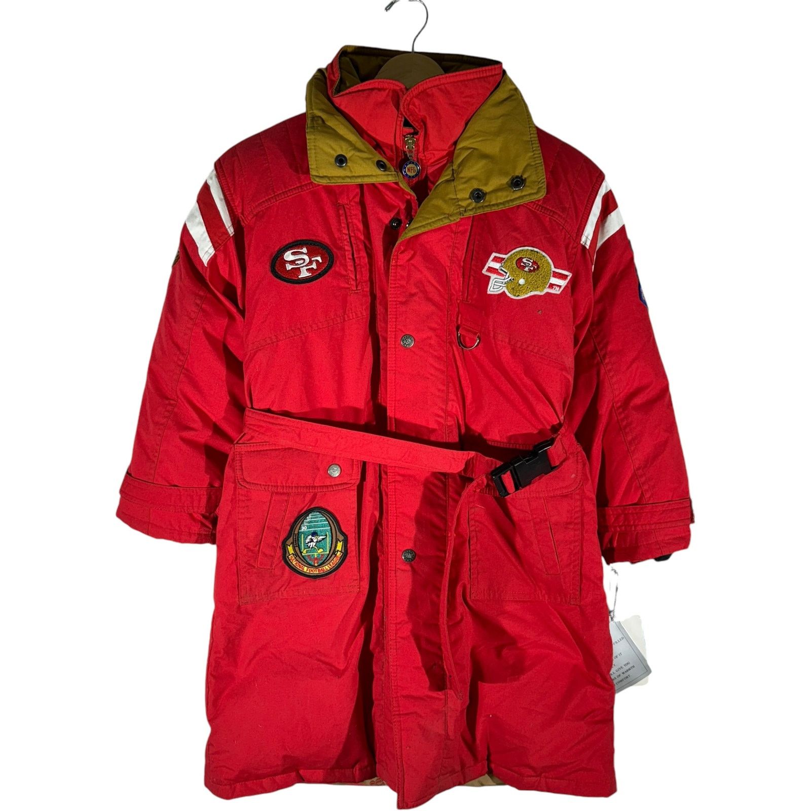 NFL Vintage NFL San Francisco 49ers Belted Youth Puffer Jacket Size US XS / EU 42 / 0 - 1 Thumbnail
