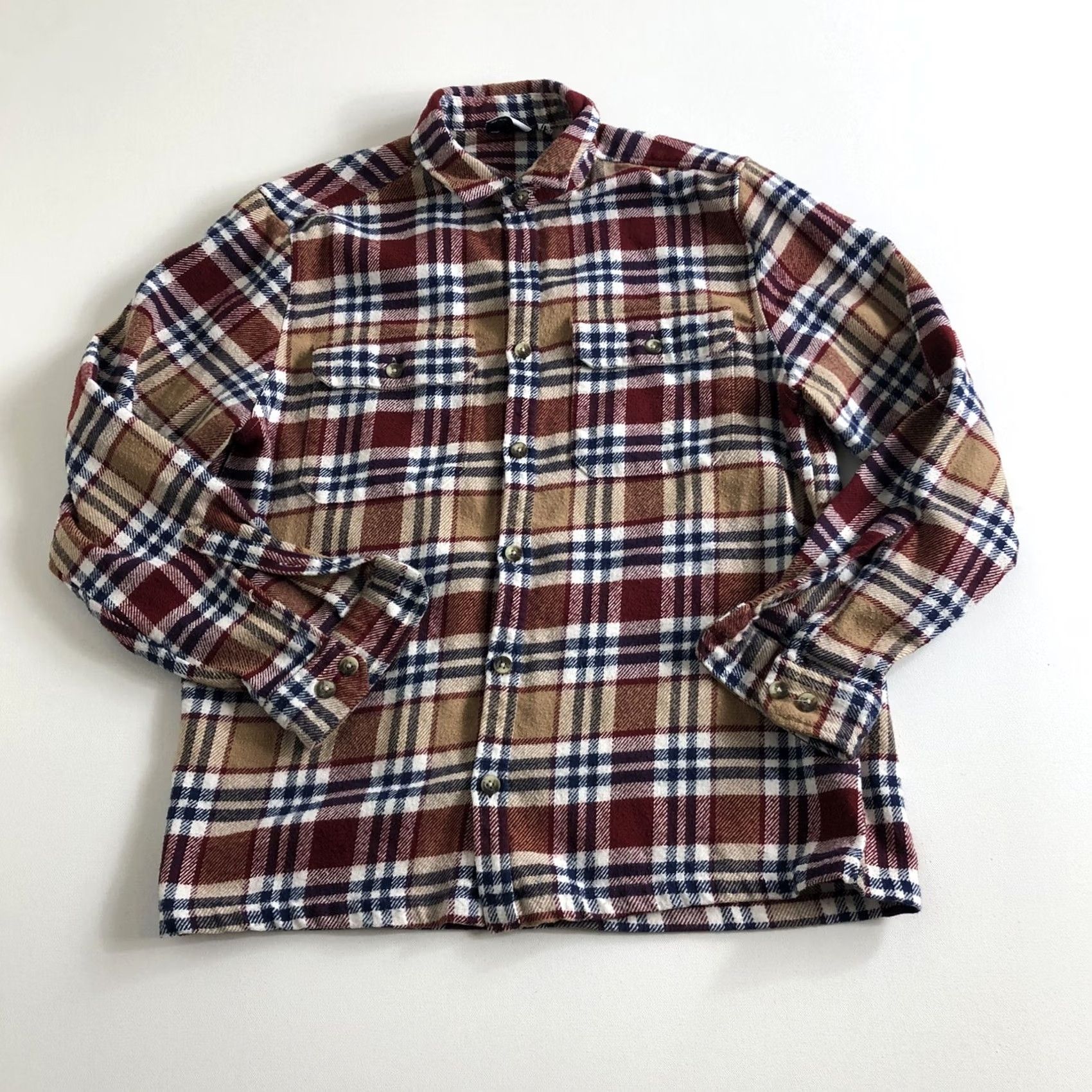 Asos ASOS Shirt Mens L Plaid Flannel Heavy Thick Button Long Sleeve Size Size US L / EU 52-54 / 3 - 2 Thumbnail