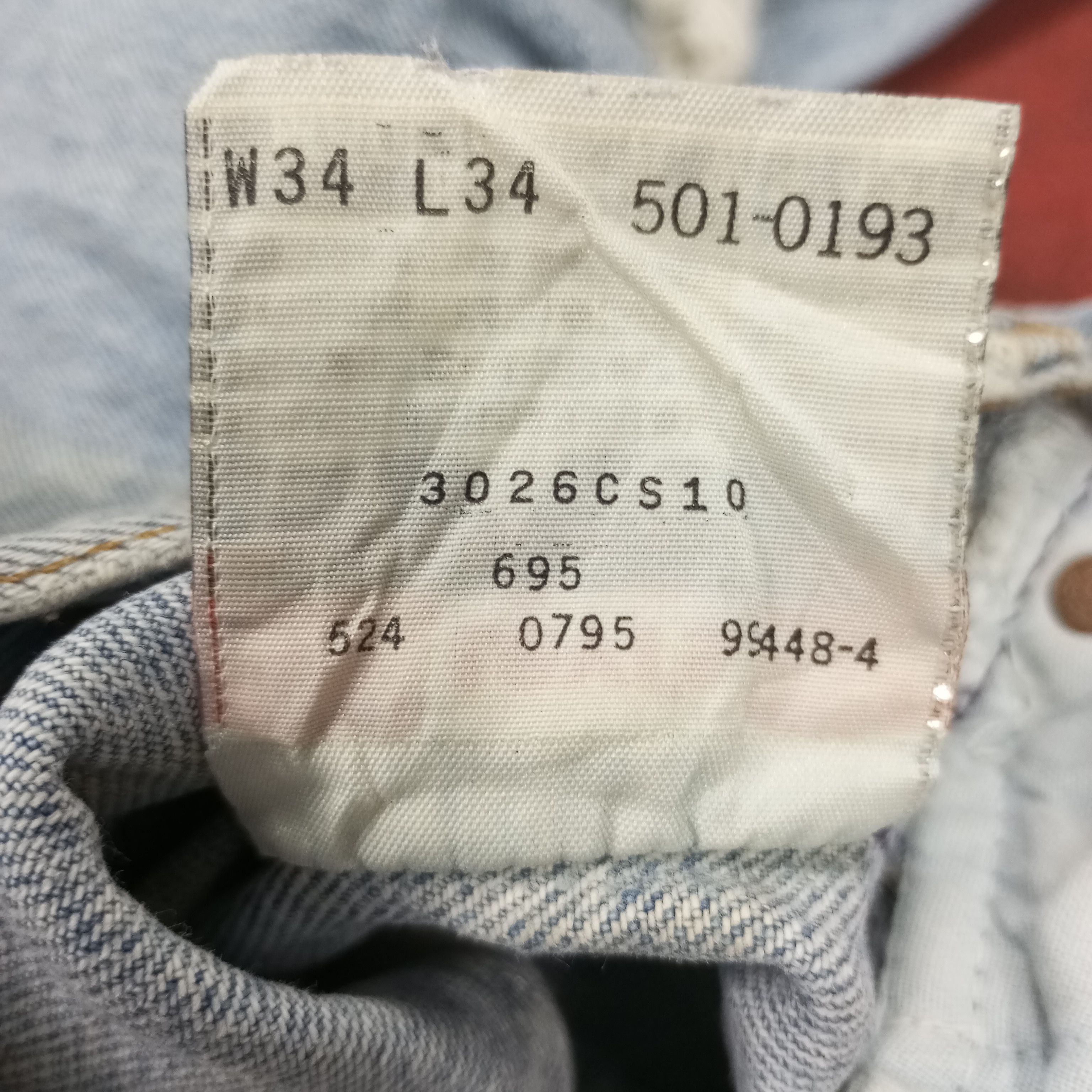 Levi's × Vintage Levis Fashion Style Custom Design Distressed Jeans Size US 33 - 14 Thumbnail