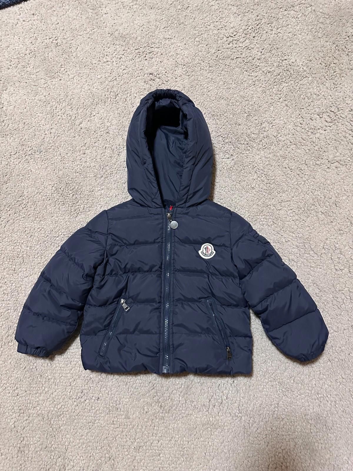 Moncler Moncler Logo Navy Kids Jacket Sz 2A 92 Size US XXS / EU 40 - 1 Thumbnail