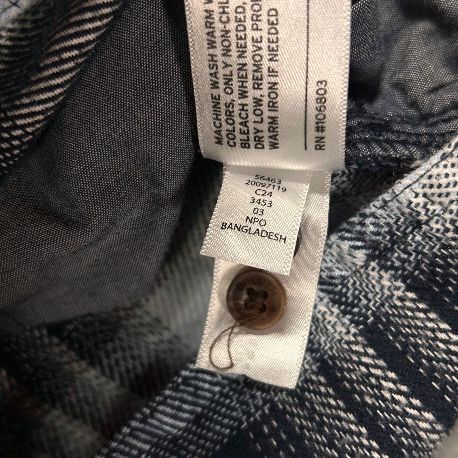 Duluth Trading Company Duluth Trading Co Folklore Flannel casual plaid shacket wm L Size L / US 10 / IT 46 - 5 Thumbnail