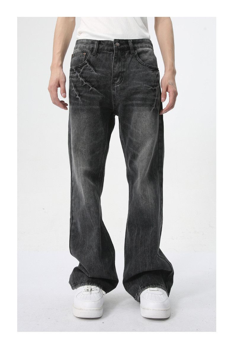 Japanese Brand × Jean American style trendy lightning pattern flared jeans Size US 32 / EU 48 - 1 Thumbnail