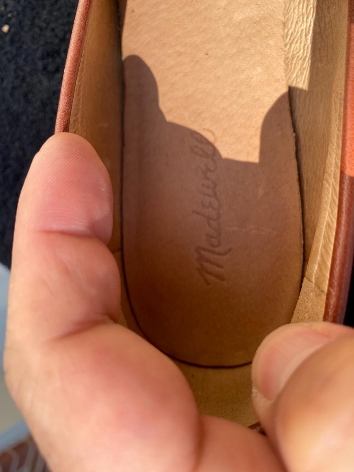 Madewell MADEWELL The Frances Leather Pointed Toe Loafers SZ. 9 (S617 Size US 9 / IT 39 - 7 Thumbnail