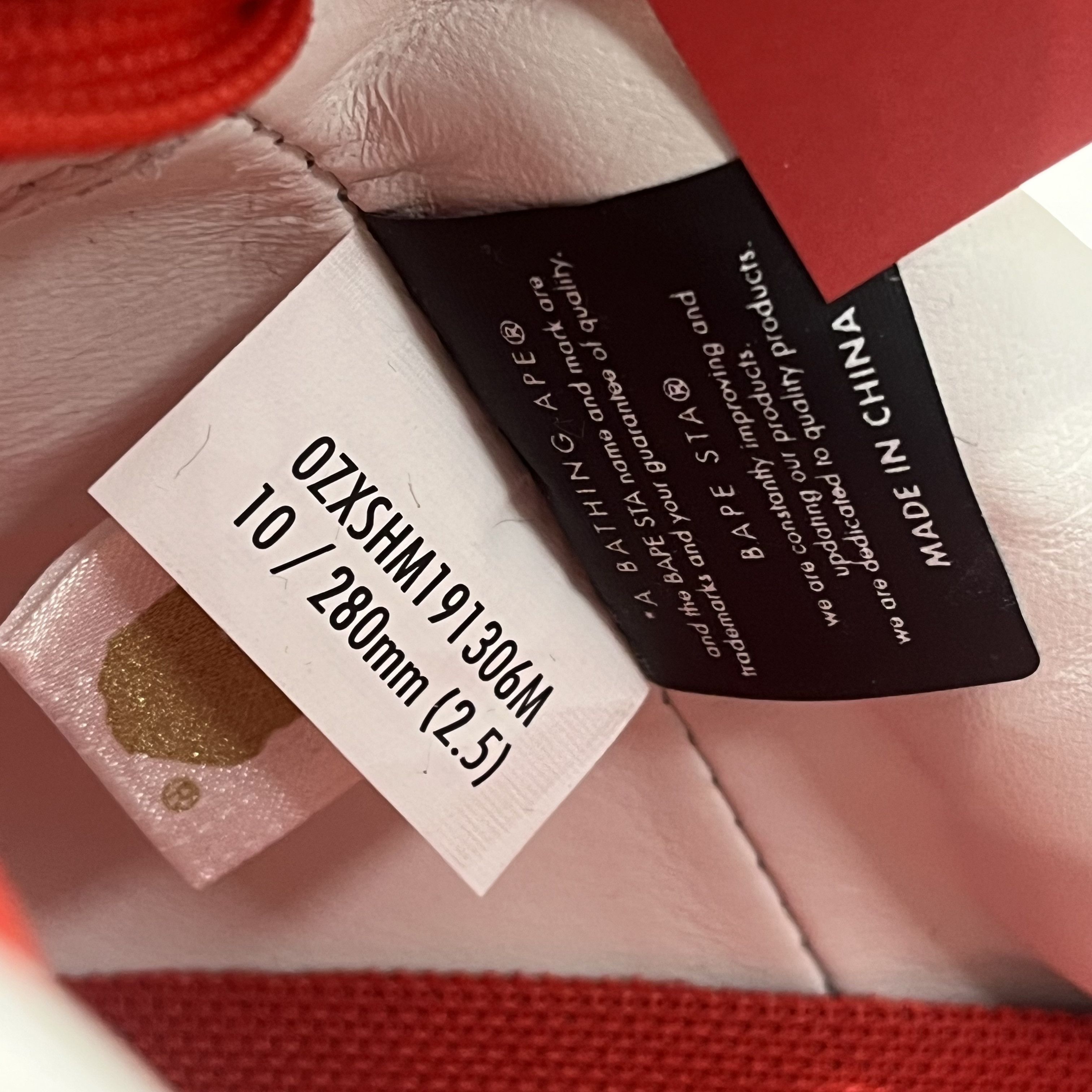 Bape BAPESTA OS Size US 10 / EU 43 - 16 Thumbnail
