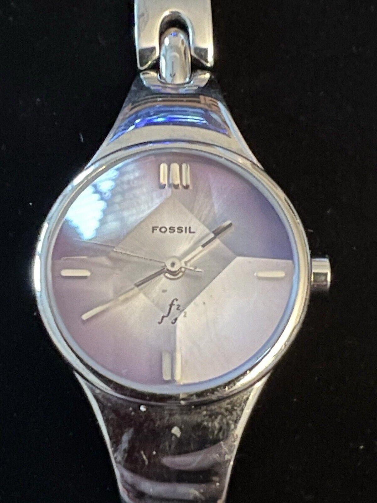 Fossil Fossil Ladies Watch Es9224 Purple Dial Size ONE SIZE - 1 Thumbnail