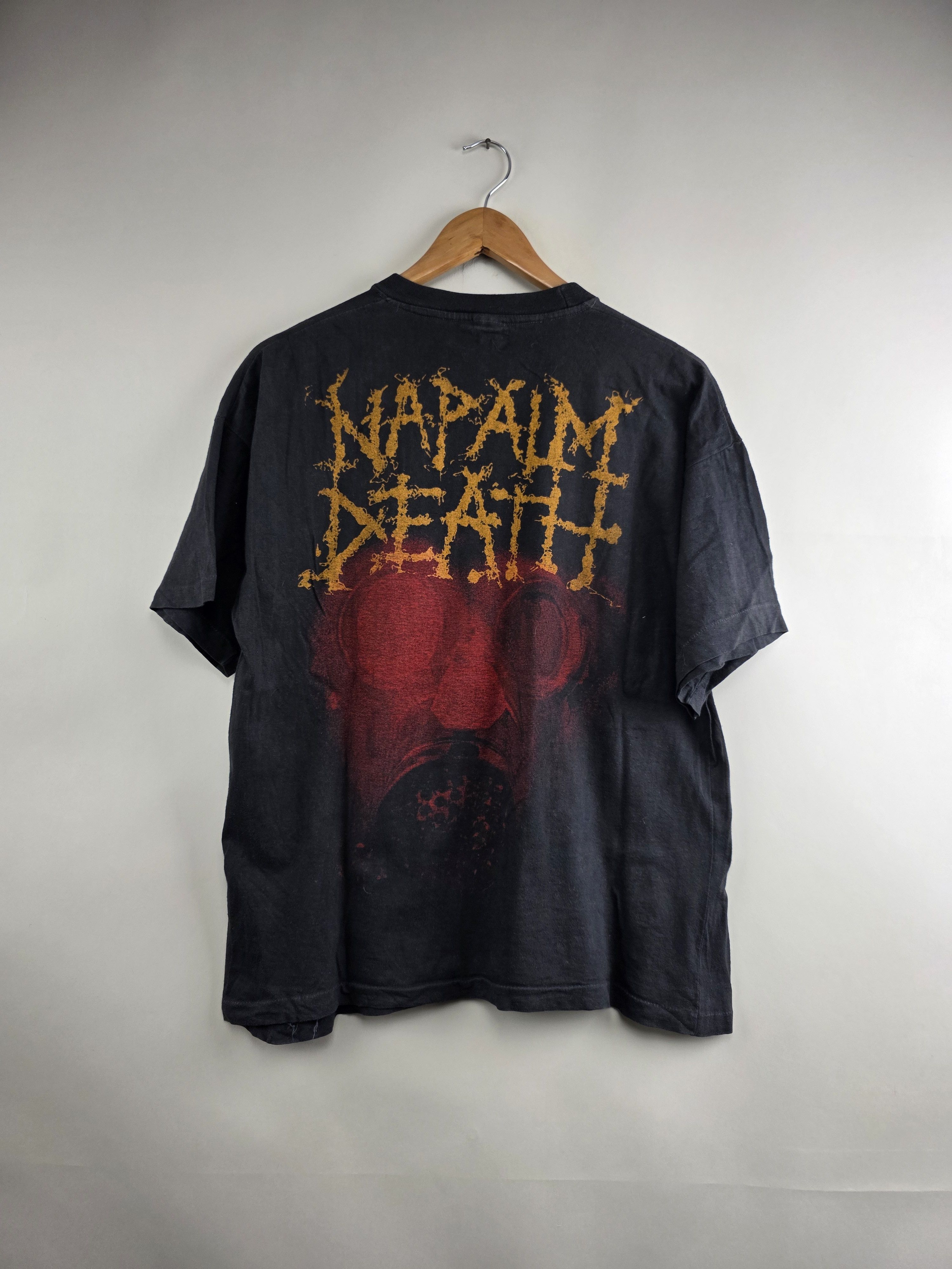 Band Tees × Vintage 90s Napalm Death Empire Euro Metal tee L 21" 26" Size US L / EU 52-54 / 3 - 5 Thumbnail