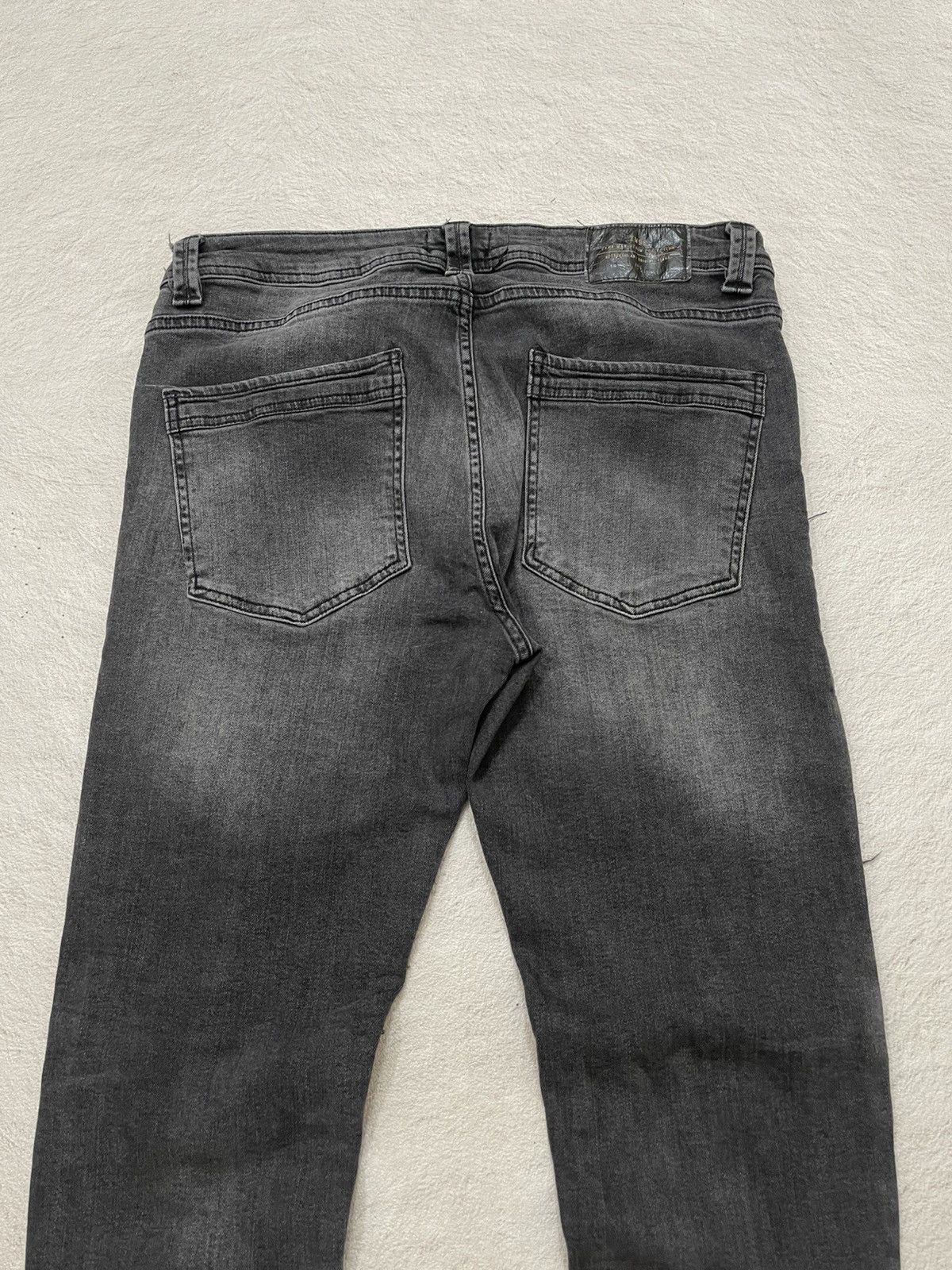 Japanese Brand 00s Amiri Denim Distressed raw edge knee panels Balmain Y2K Size US 32 / EU 48 - 8 Thumbnail