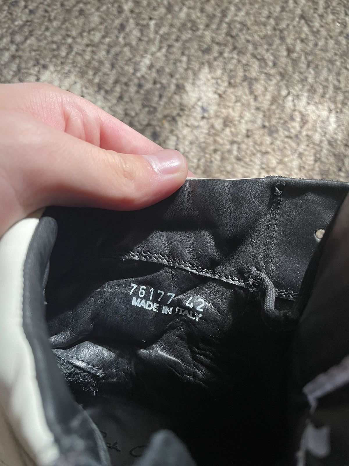 Rick Owens Rick Owen’s Suede Geobaskets Size US 9 / EU 42 - 8 Thumbnail