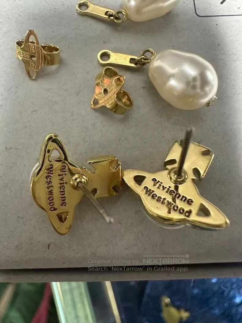Vivienne Westwood Vivienne Westwood Saturn earrings Size ONE SIZE - 5 Thumbnail
