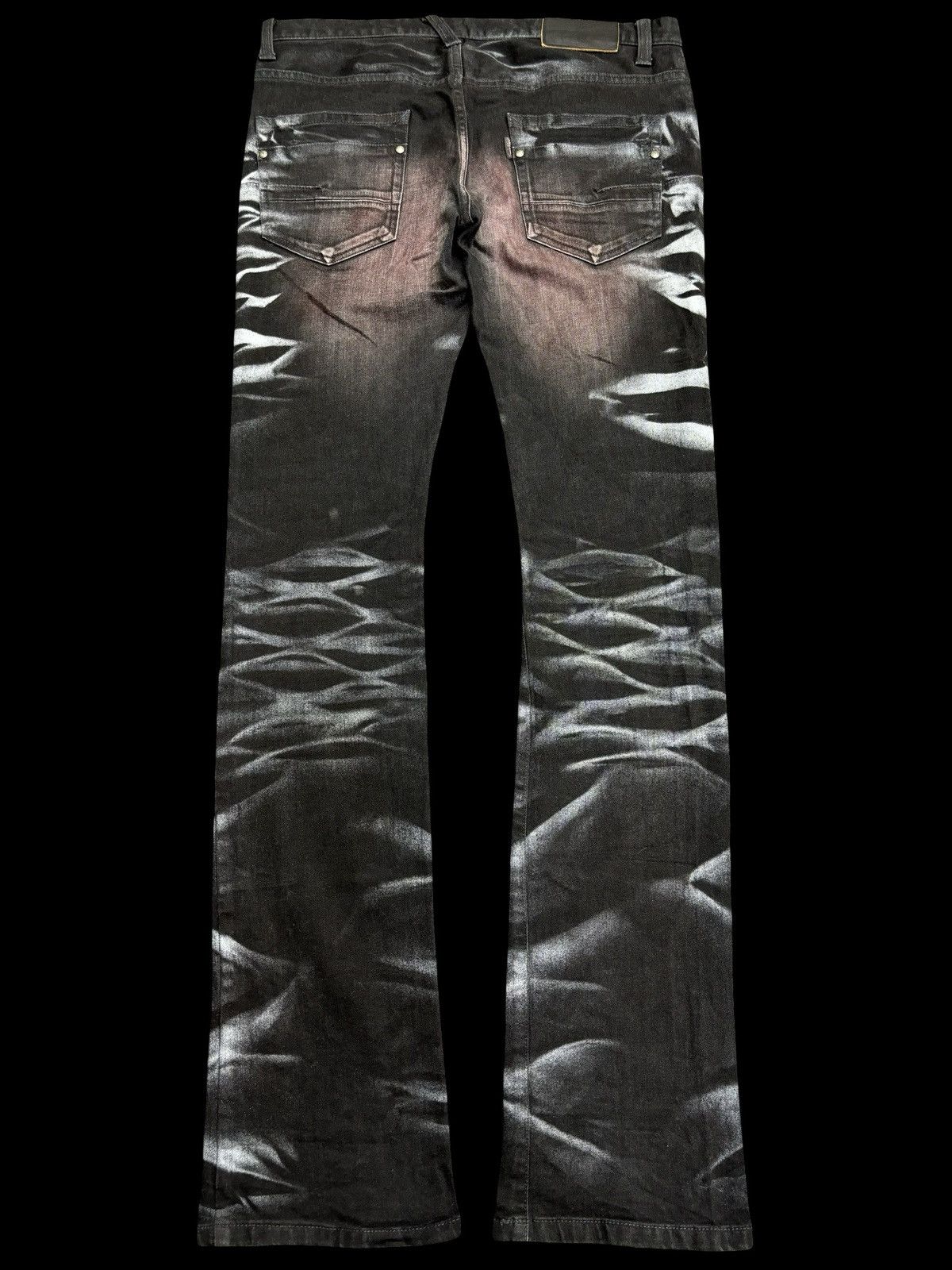 Tornado Mart 💥Archival Flare💥Tornado Mart Insane Sick Art Denim F513 Size US 34 / EU 50 - 2 Thumbnail