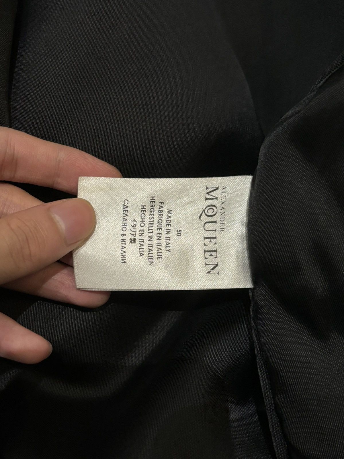 Alexander McQueen Alexander McQueen | AW2014 Black and Gold Bomber Jacket Size US M / EU 48-50 / 2 - 8 Thumbnail