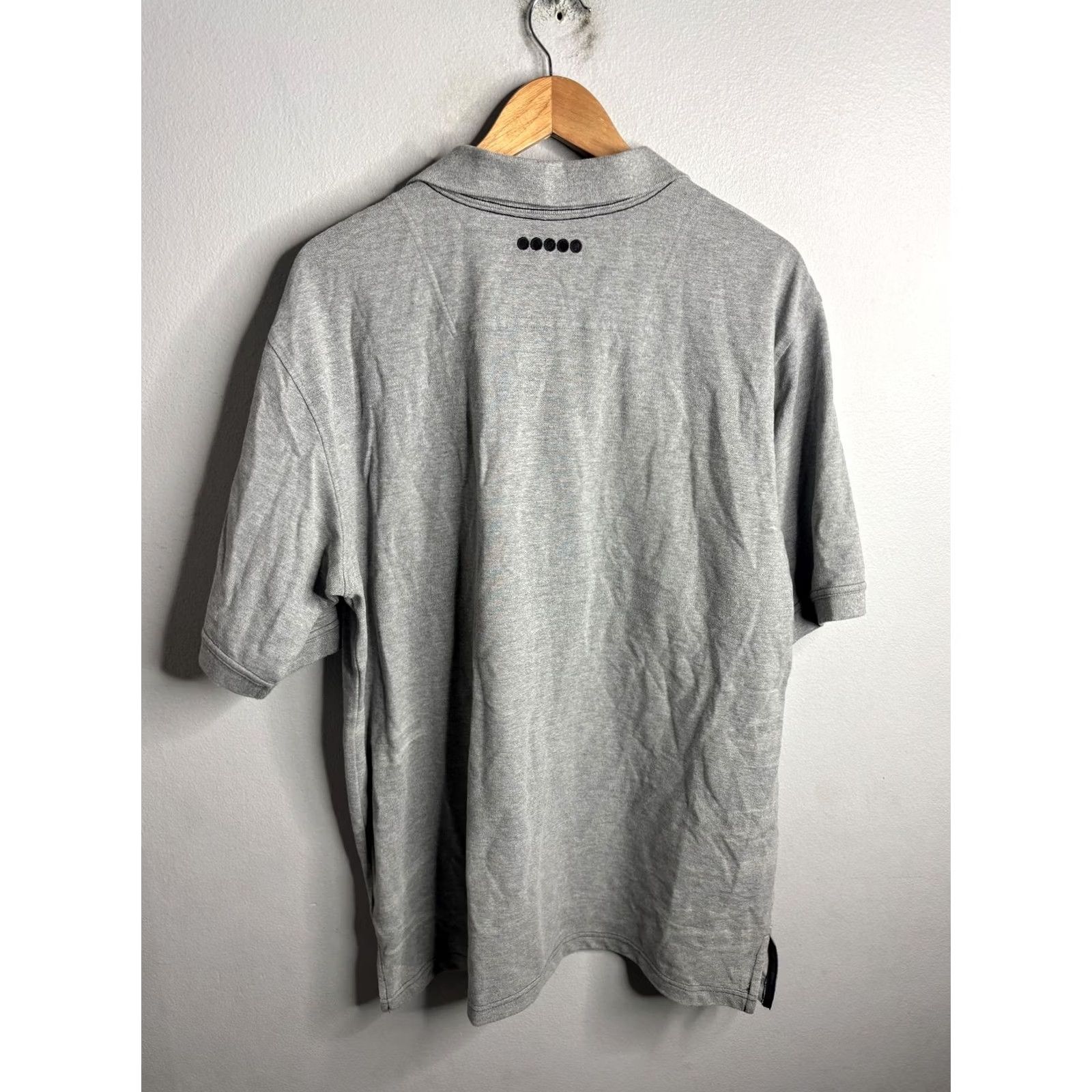 Coogi COOGI Polo Shirt 2XL Mens Gray Embroidered Logo Australia Graphic Knit Short Sleeve Collared Shirt Size US XXL / EU 58 / 5 - 5 Thumbnail