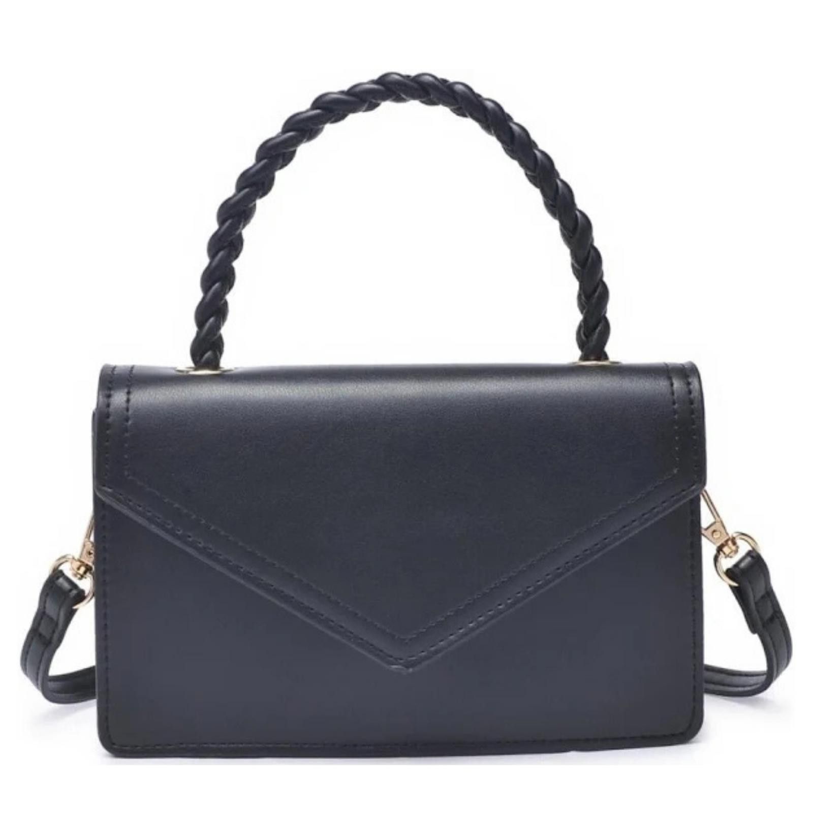Other Urban Expressions Black Monique Braided Handle Crossbody Bag Size ONE SIZE - 1 Thumbnail