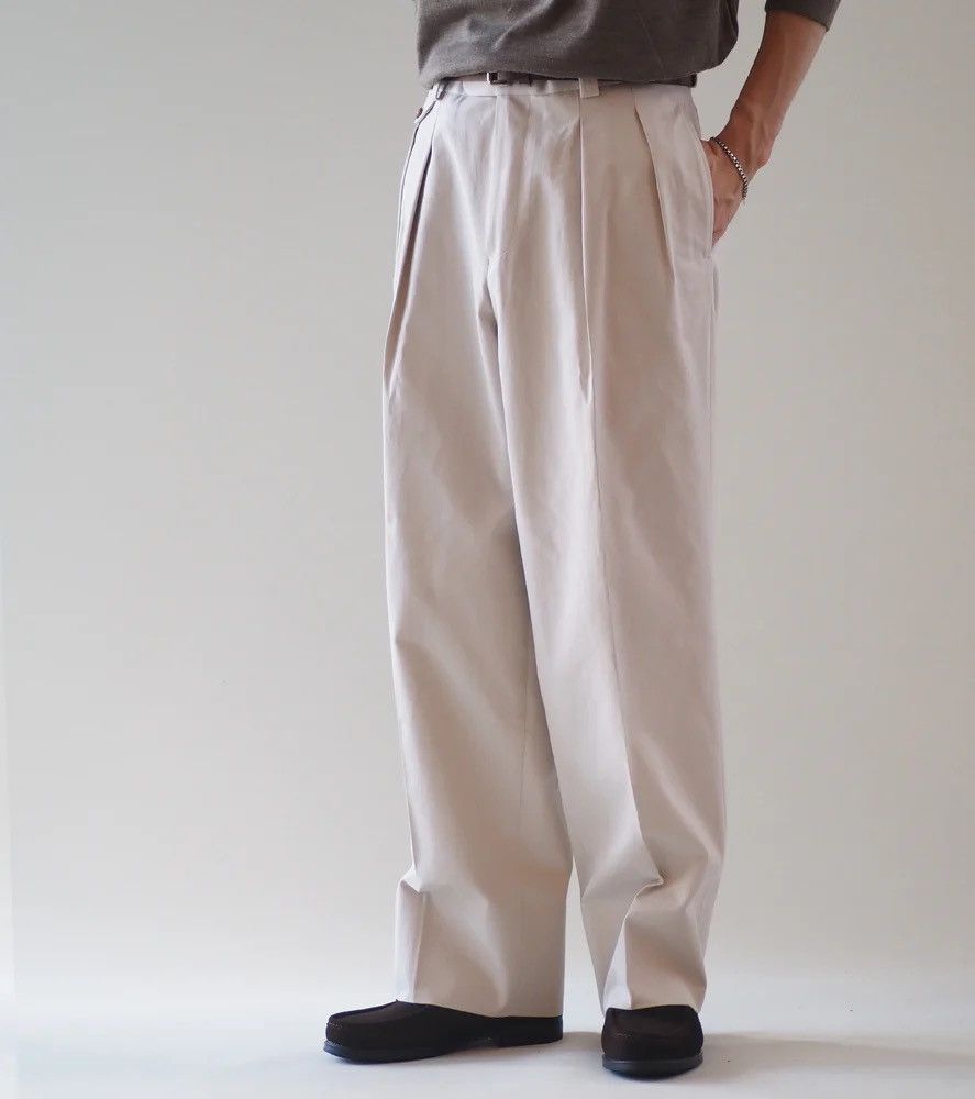 MAATEE & SONS AMERICAN TROUSER "LAURENCE" BAGGY CLOTH Size US 32 / EU 48 - 3 Thumbnail