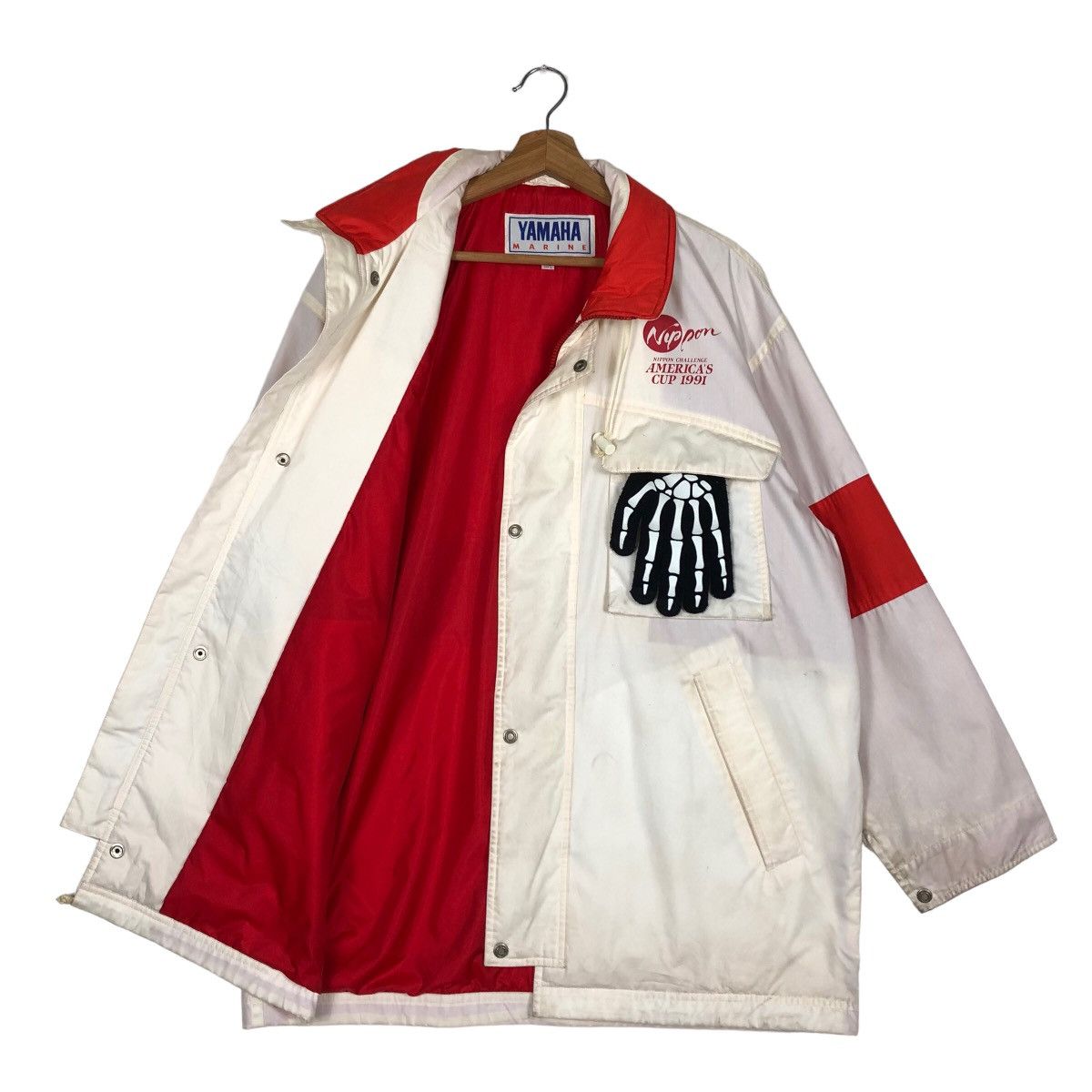 Japanese Brand 🔥1991 AMERICA’S CUP YAMAHA NIPPON CHALLENGE SURVIVAL JACKET Size US L / EU 52-54 / 3 - 9 Thumbnail