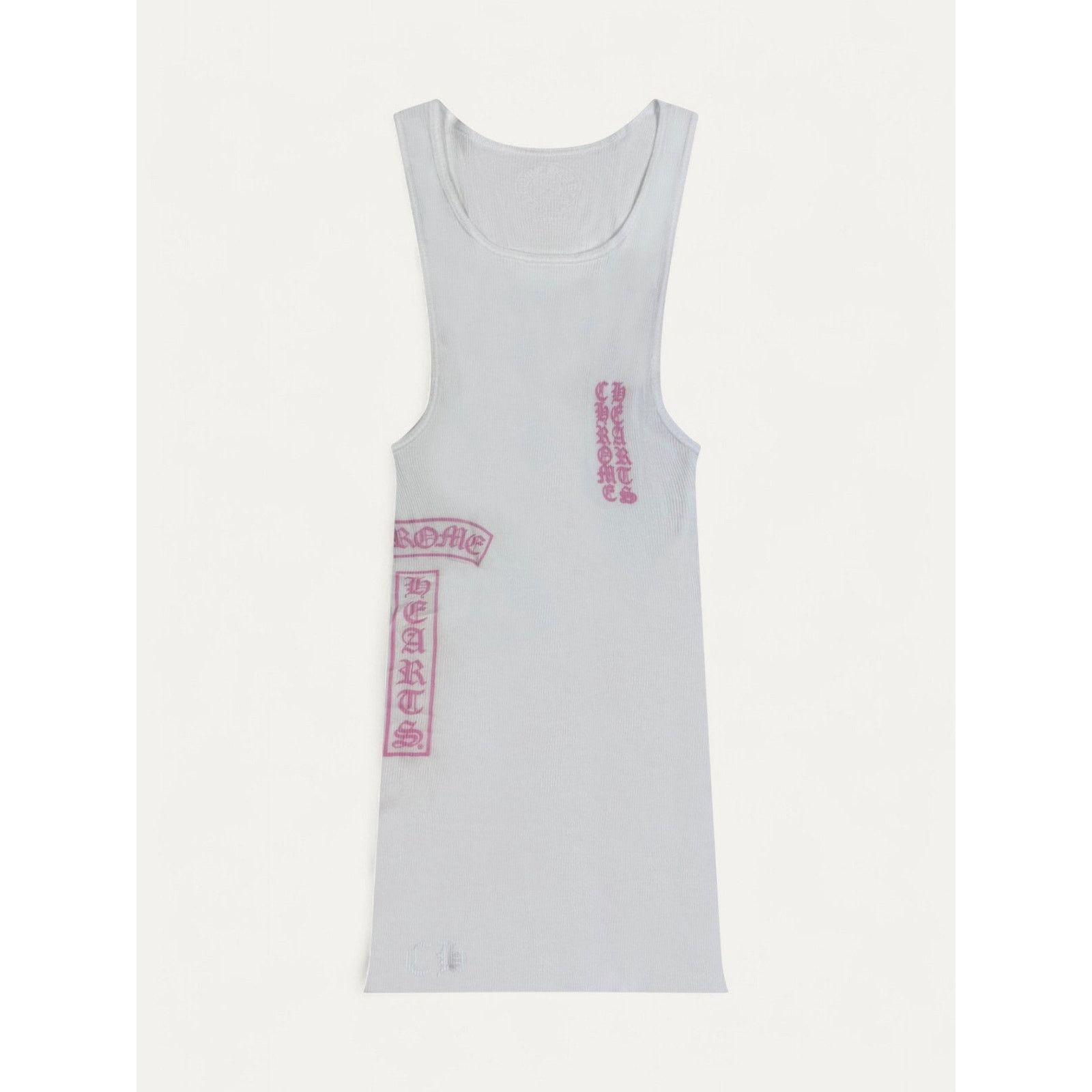 Chrome Hearts Chrome Hearts T-Bar Pink White Tank Top Size M / US 6-8 / IT 42-44 - 1 Thumbnail