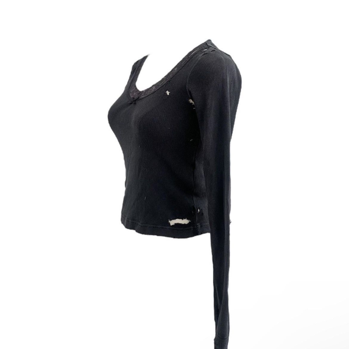 Balenciaga Balenciaga Lace Trim Long Sleeve Size S / US 4 / IT 40 - 5 Thumbnail