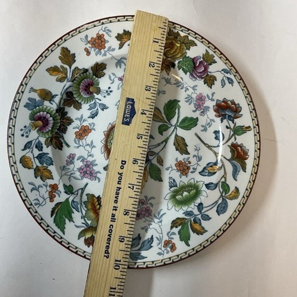 Vivienne Westwood VTG Wedgwood Tonquin Polychrome Floral Early Antique Plate Size ONE SIZE - 6 Thumbnail