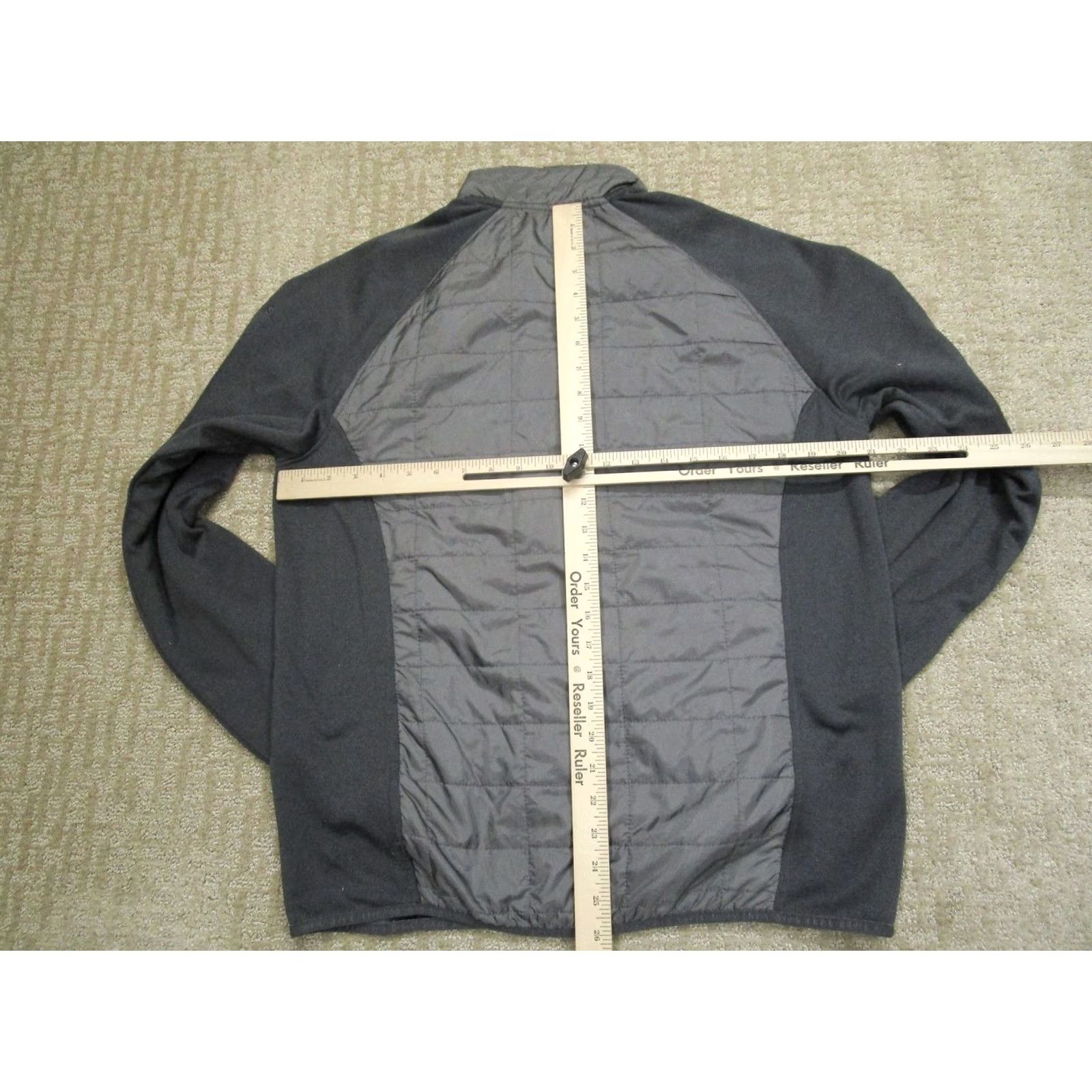 Orvis Orvis Jacket Mens M Gray Performance Full Zip Quilted Hybrid Fleece Hiking Size US M / EU 48-50 / 2 - 4 Thumbnail