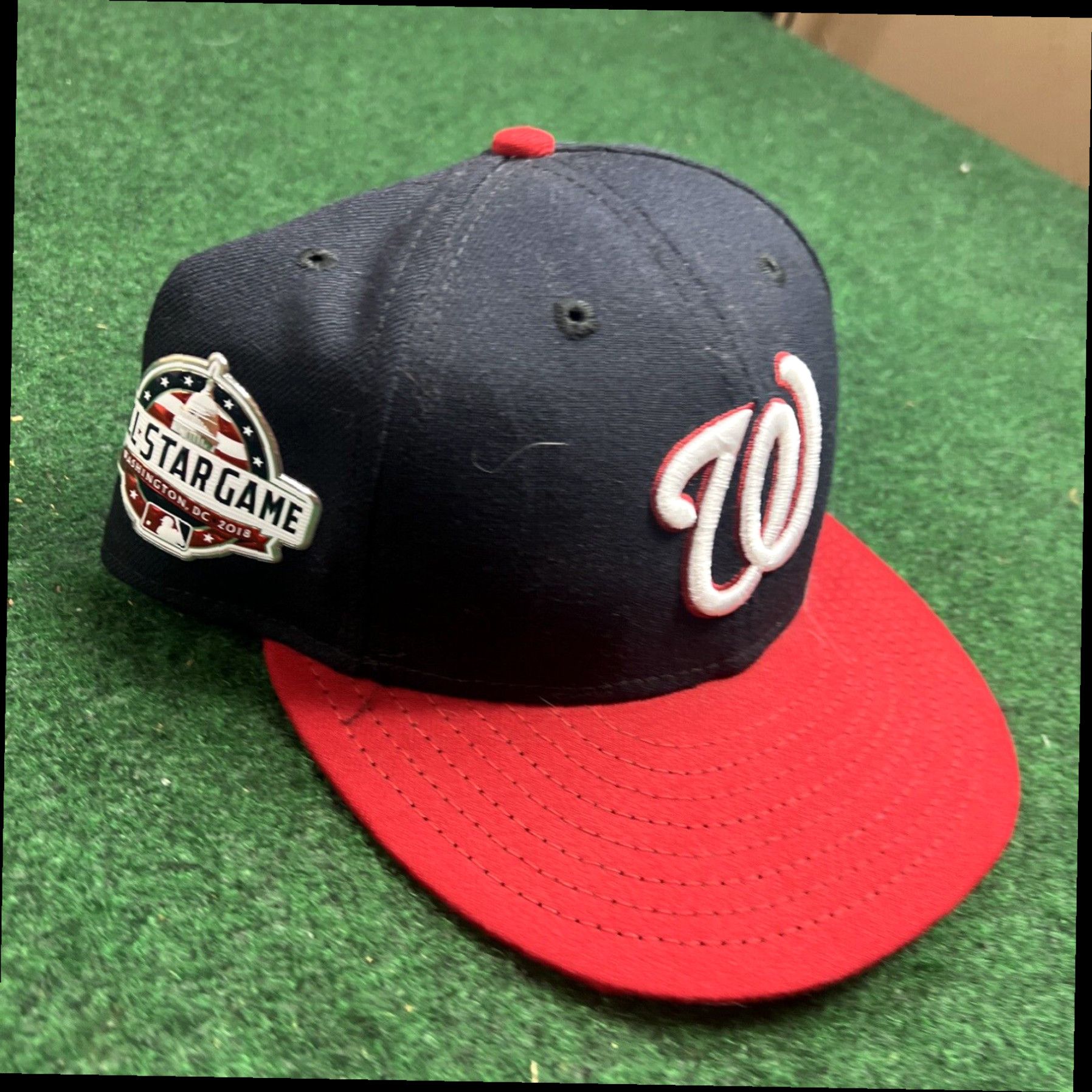 Vintage Washington Nationals Capsule Speedway 2018 All Star Game Fitted Hat Size 6 7/8 Size ONE SIZE - 1 Thumbnail