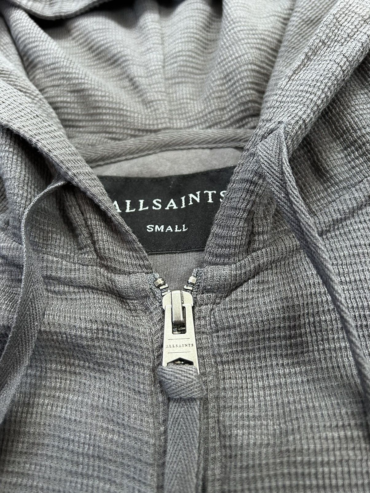 Allsaints Allsaints zip hoodie grey small logo Size US S / EU 44-46 / 1 - 3 Thumbnail