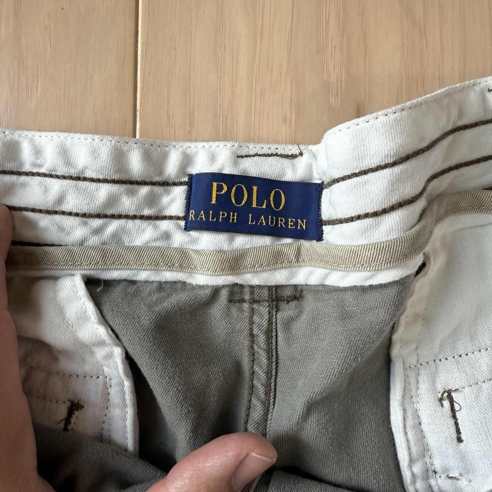 Polo Ralph Lauren Polo Ralph Lauren Cargo Shorts 38 Green Canvas Military Size US 38 / EU 54 - 5 Thumbnail