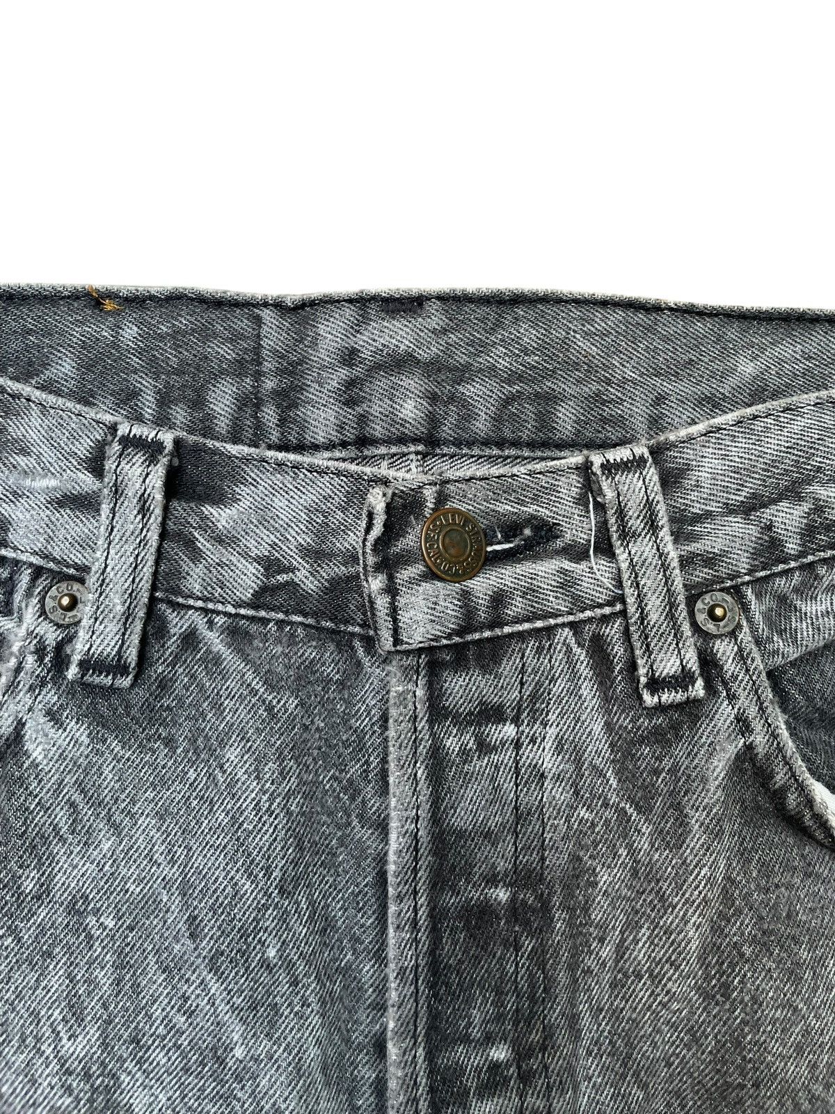 Levi's Vintage Levi’s 501 Washed Black Jeans Shorts Denim Pants Size US 29 - 4 Thumbnail