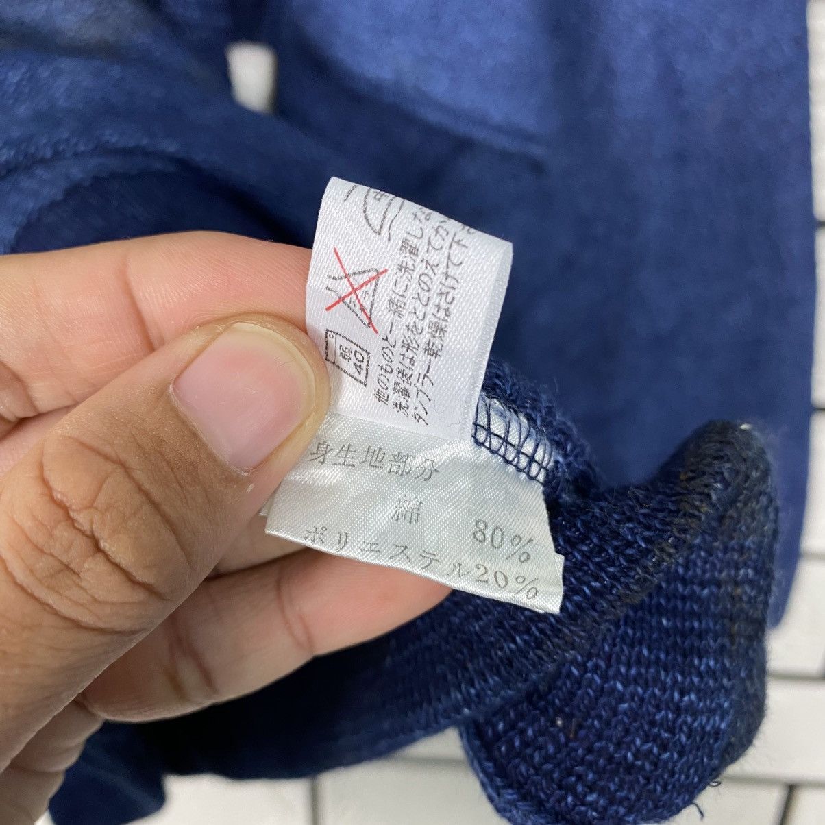 Indigo Vintage Sweatshirt Jantzen Indigoblue Pure Indigo Dyed Size US L / EU 52-54 / 3 - 16 Thumbnail