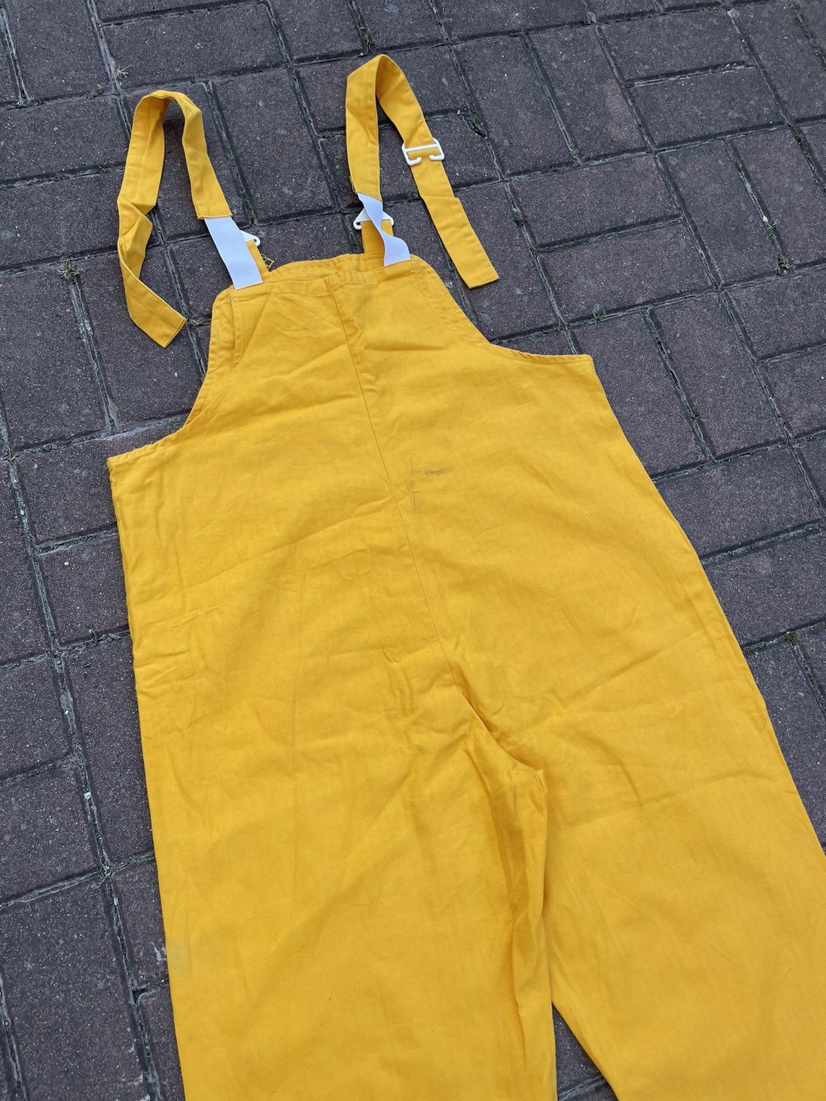 Le Laboureur × Vintage Vintage French Sanfor Workwear Faded Overalls Pants Size US 38 / EU 54 - 13 Thumbnail